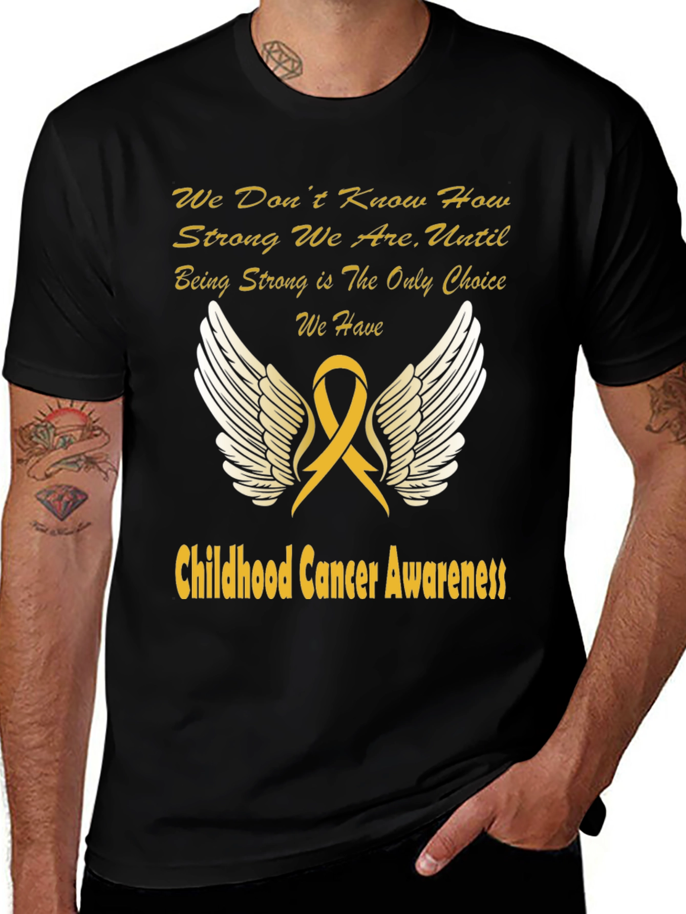 Childhood Cancer Awareness Ribbon T-Shirt