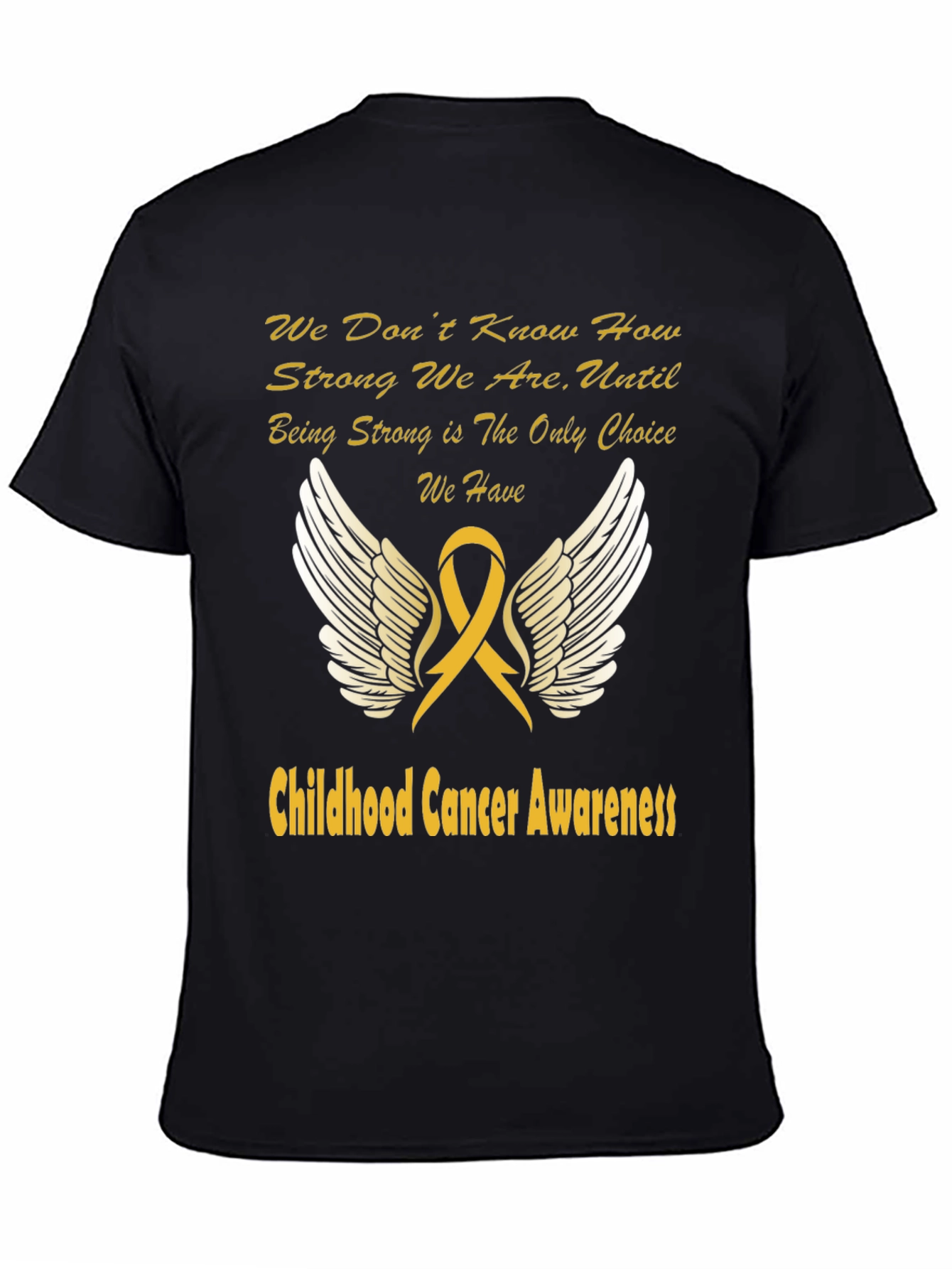 Childhood Cancer Awareness Ribbon T-Shirt