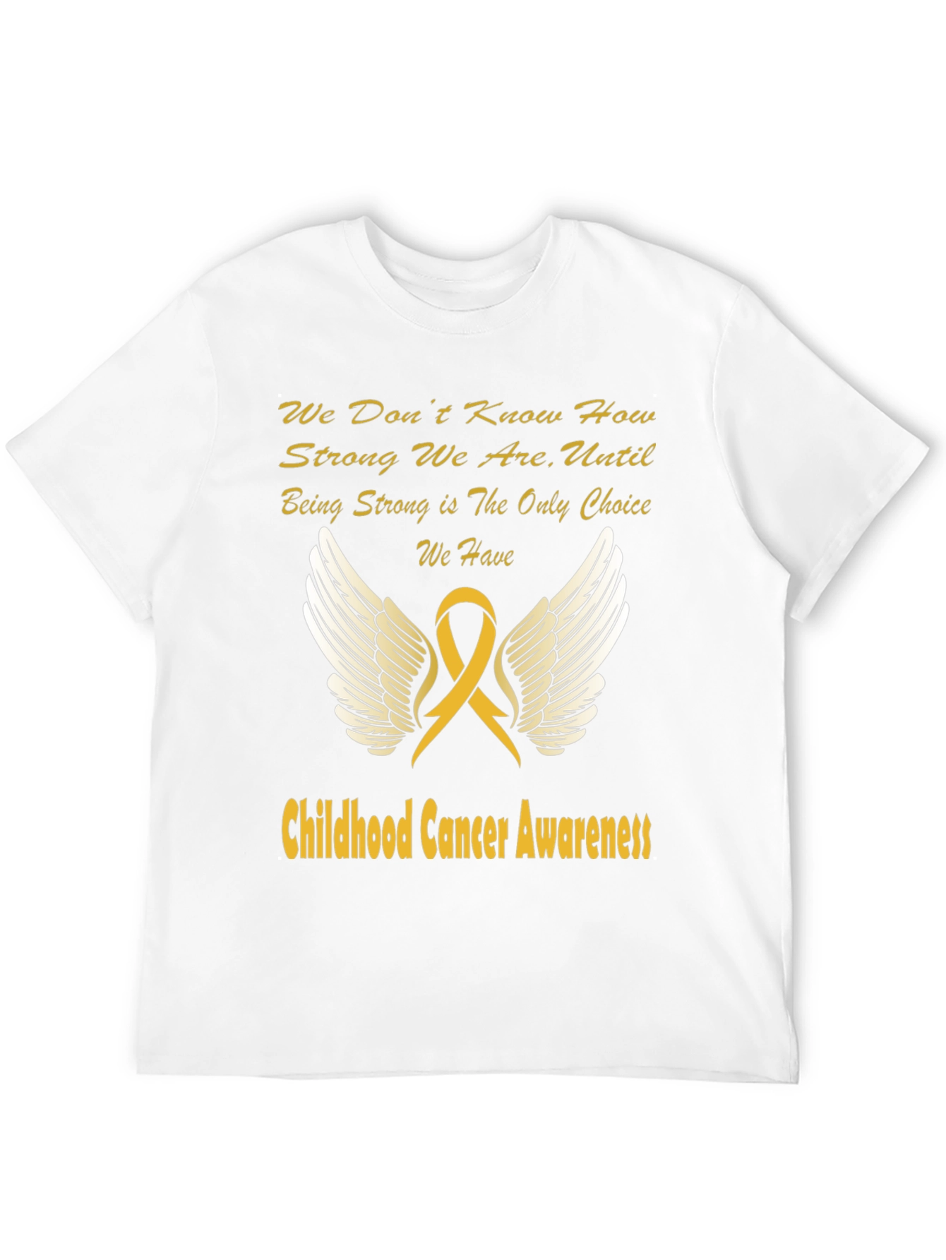 Childhood Cancer Awareness Ribbon T-Shirt