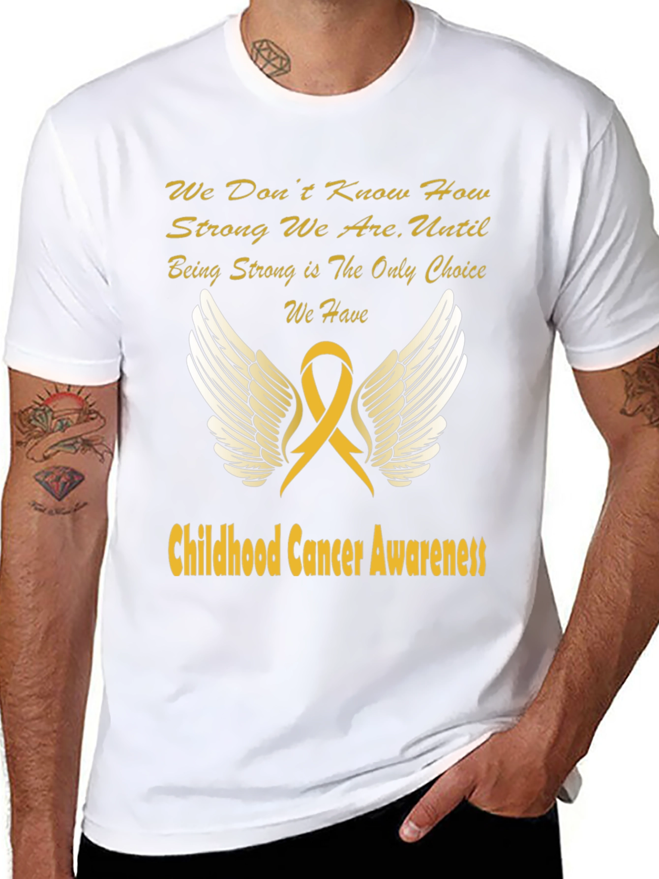 Childhood Cancer Awareness Ribbon T-Shirt