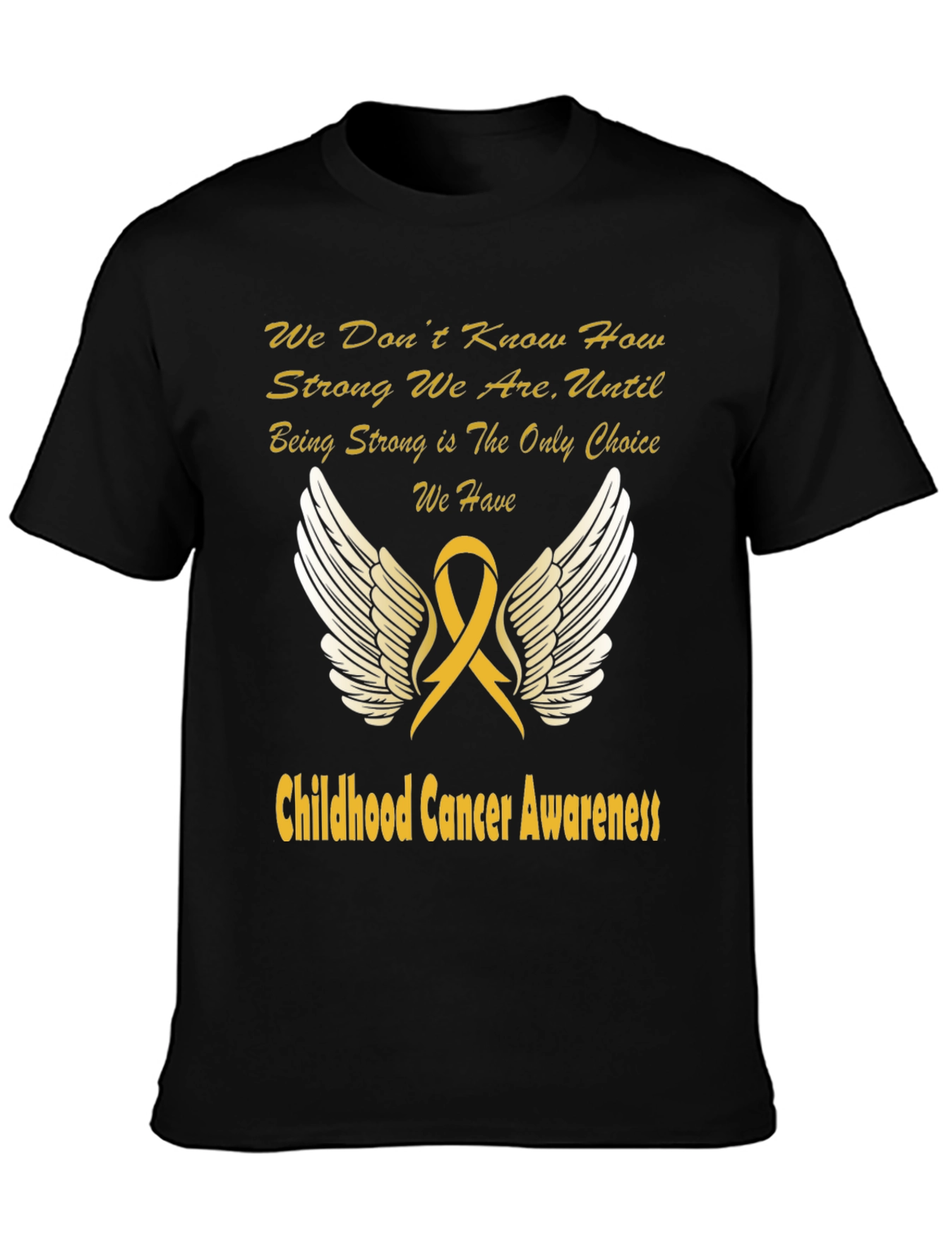 Childhood Cancer Awareness Ribbon T-Shirt