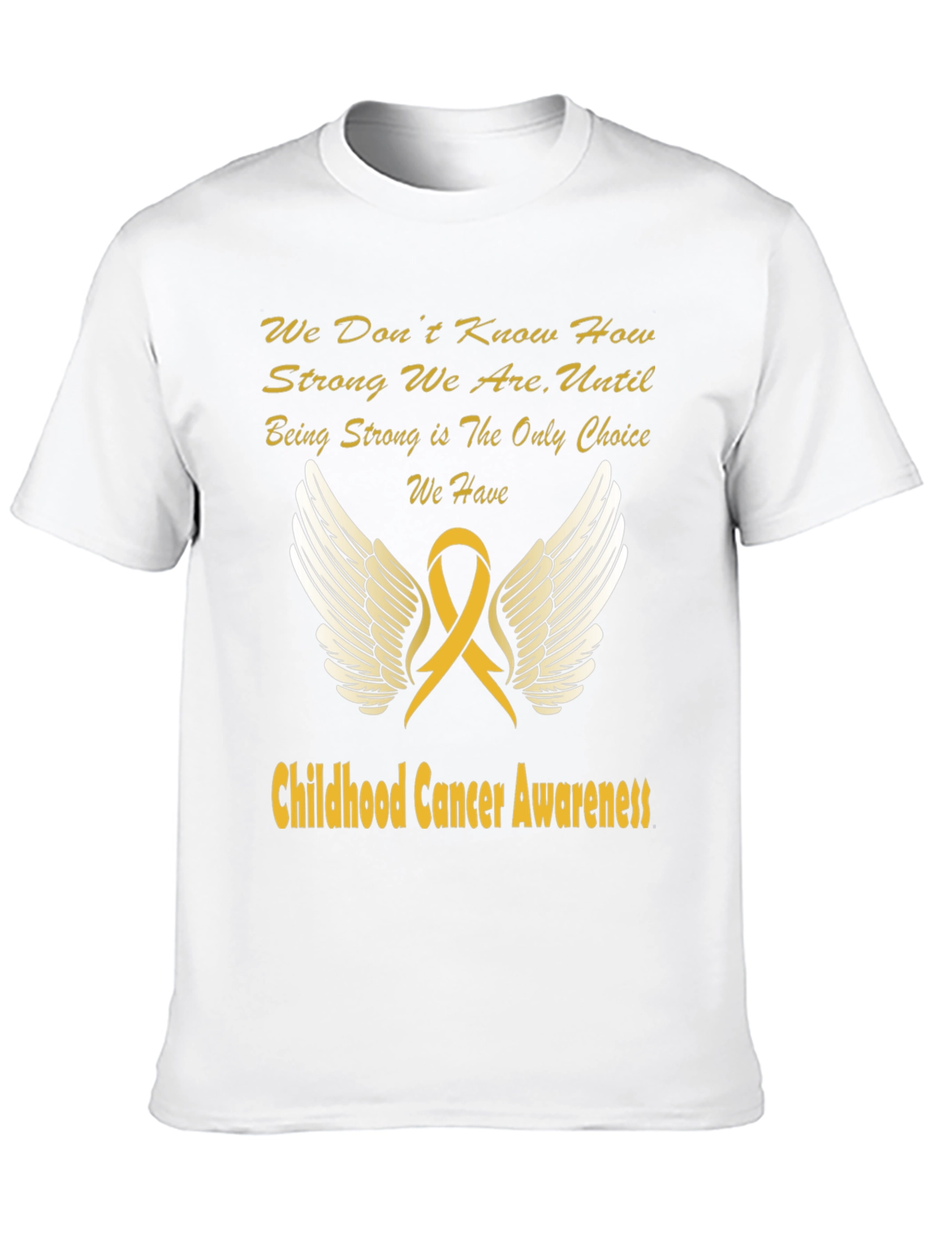 Childhood Cancer Awareness Ribbon T-Shirt