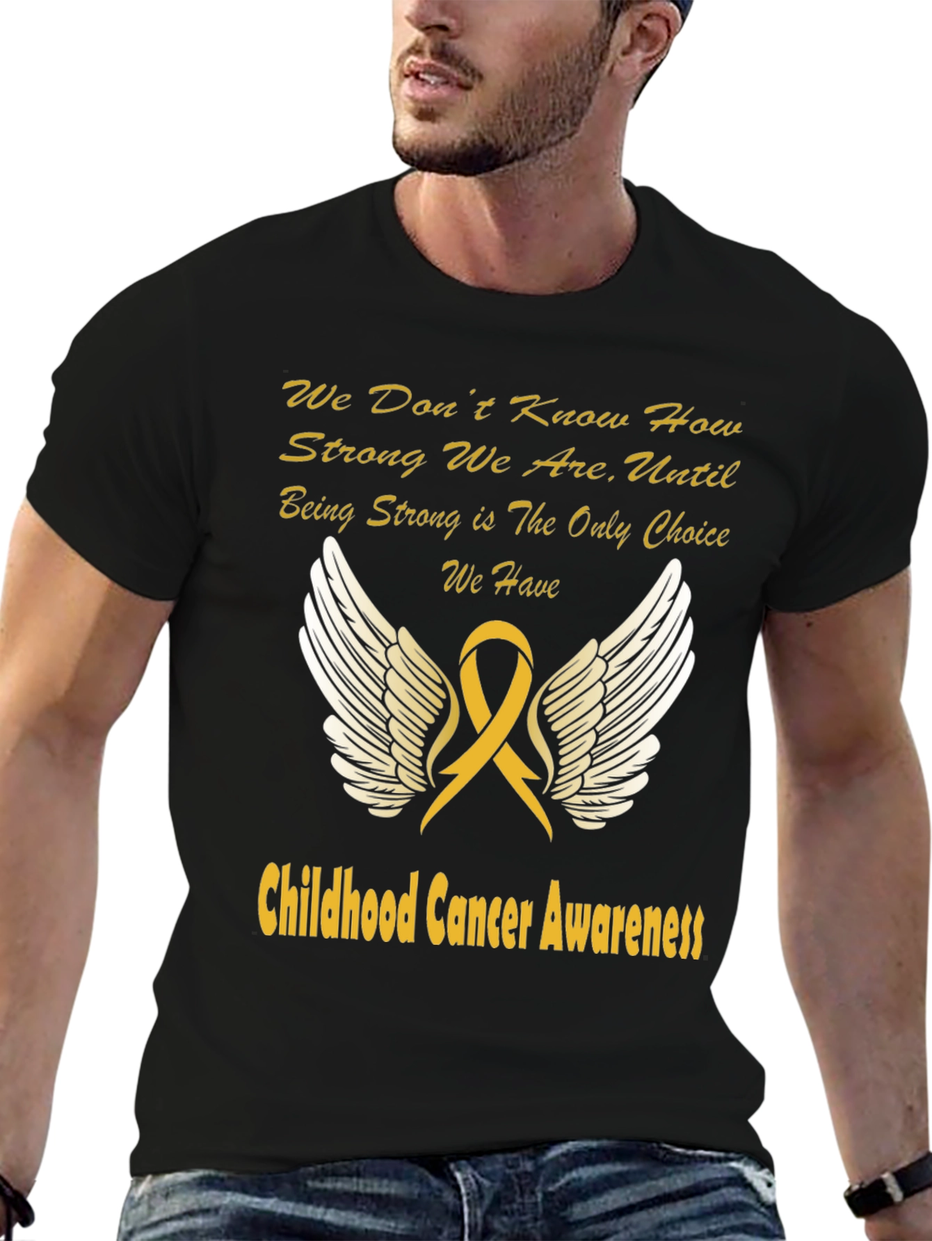 Childhood Cancer Awareness Ribbon T-Shirt