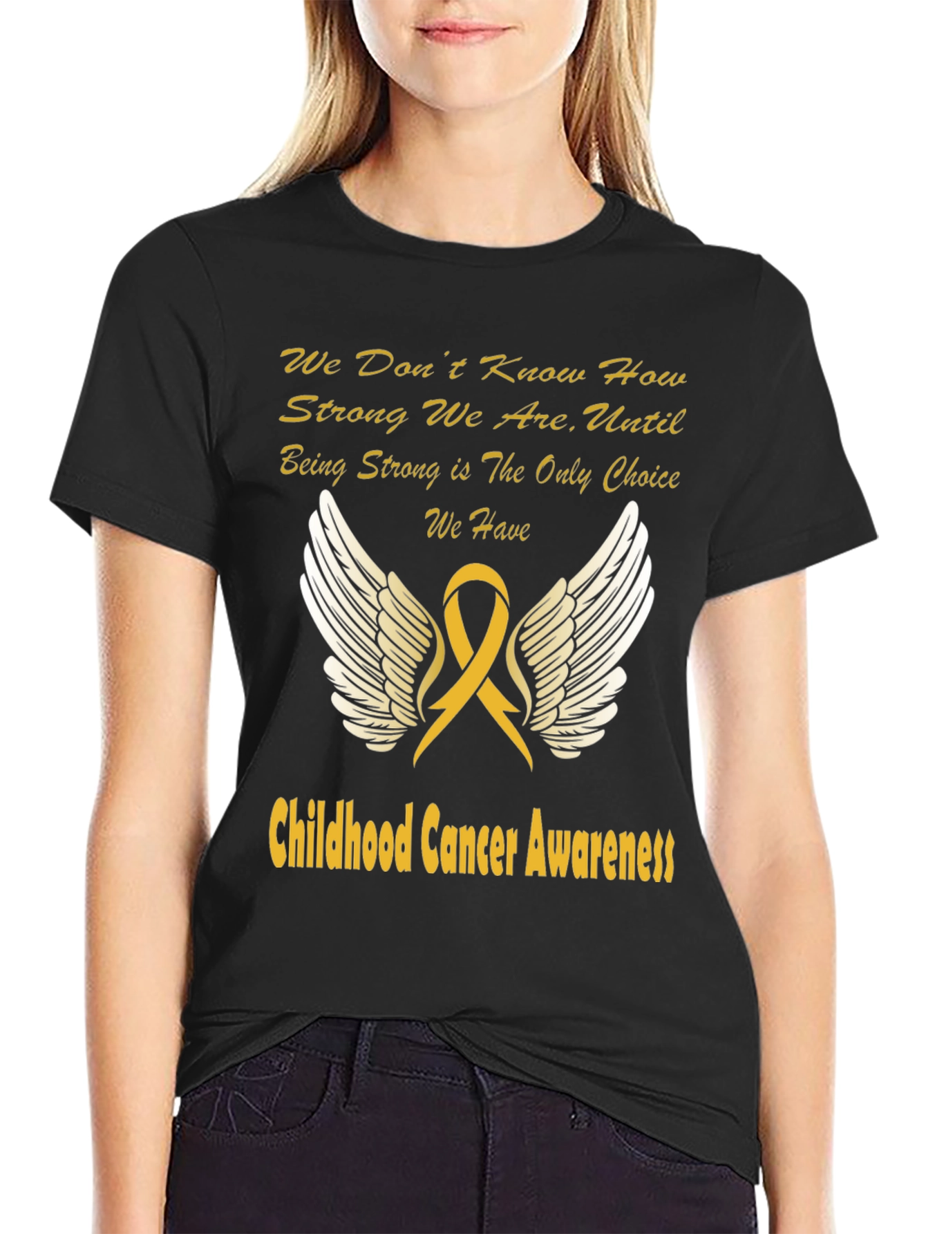Childhood Cancer Awareness Ribbon T-Shirt