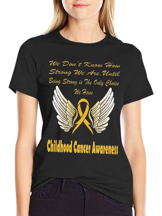 Childhood Cancer Awareness Ribbon T-Shirt