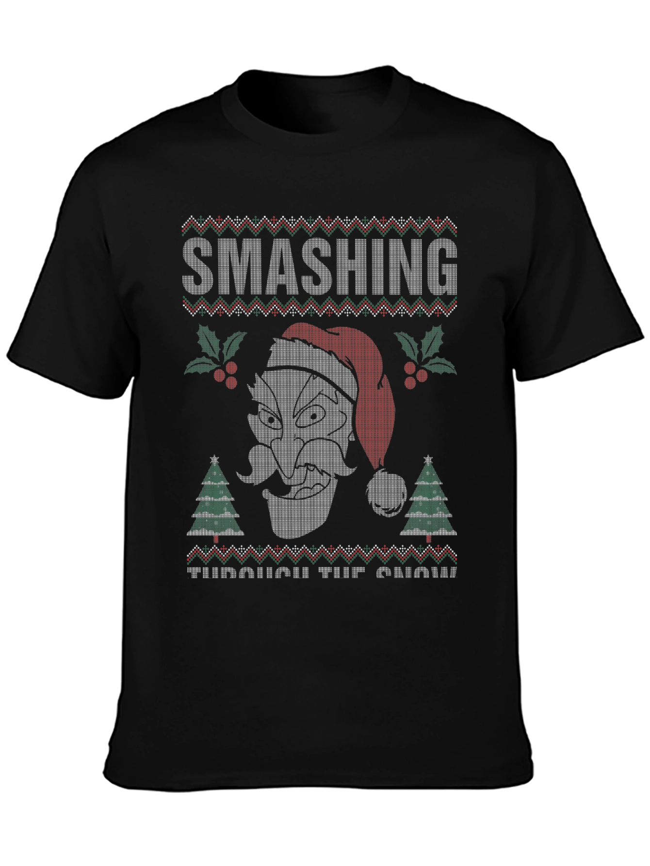 Smashing Through the Snow Christmas T-Shirt