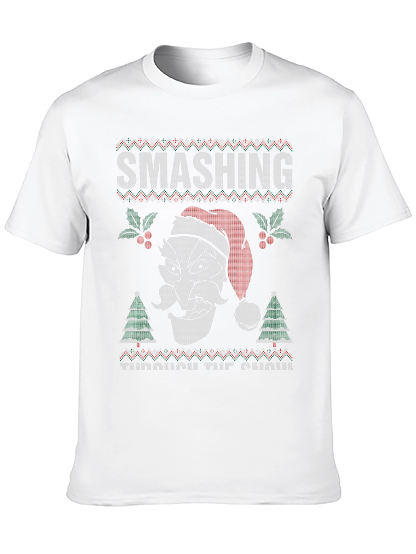Smashing Through the Snow Christmas T-Shirt