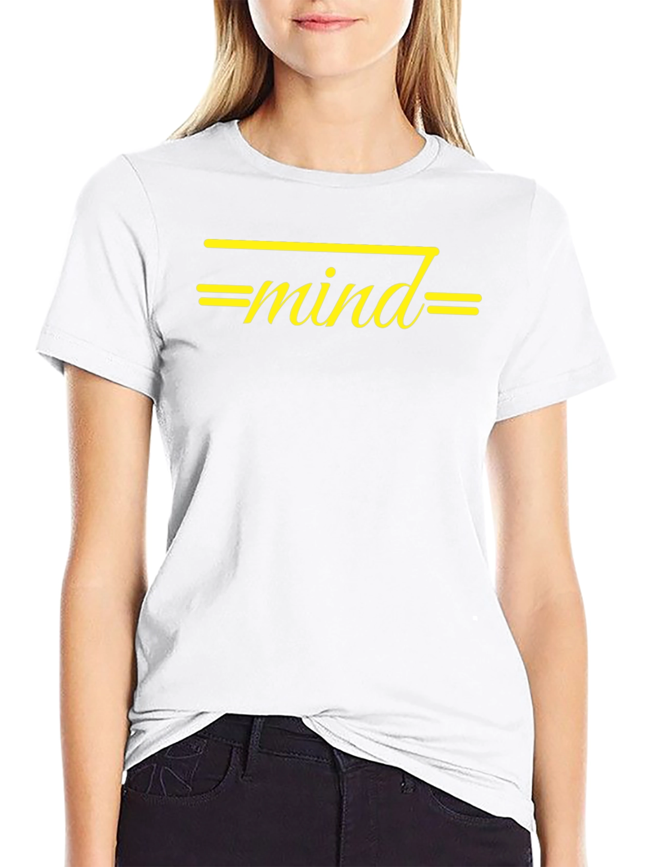 Mind Graphic T-Shirt - Stylish Black Tee