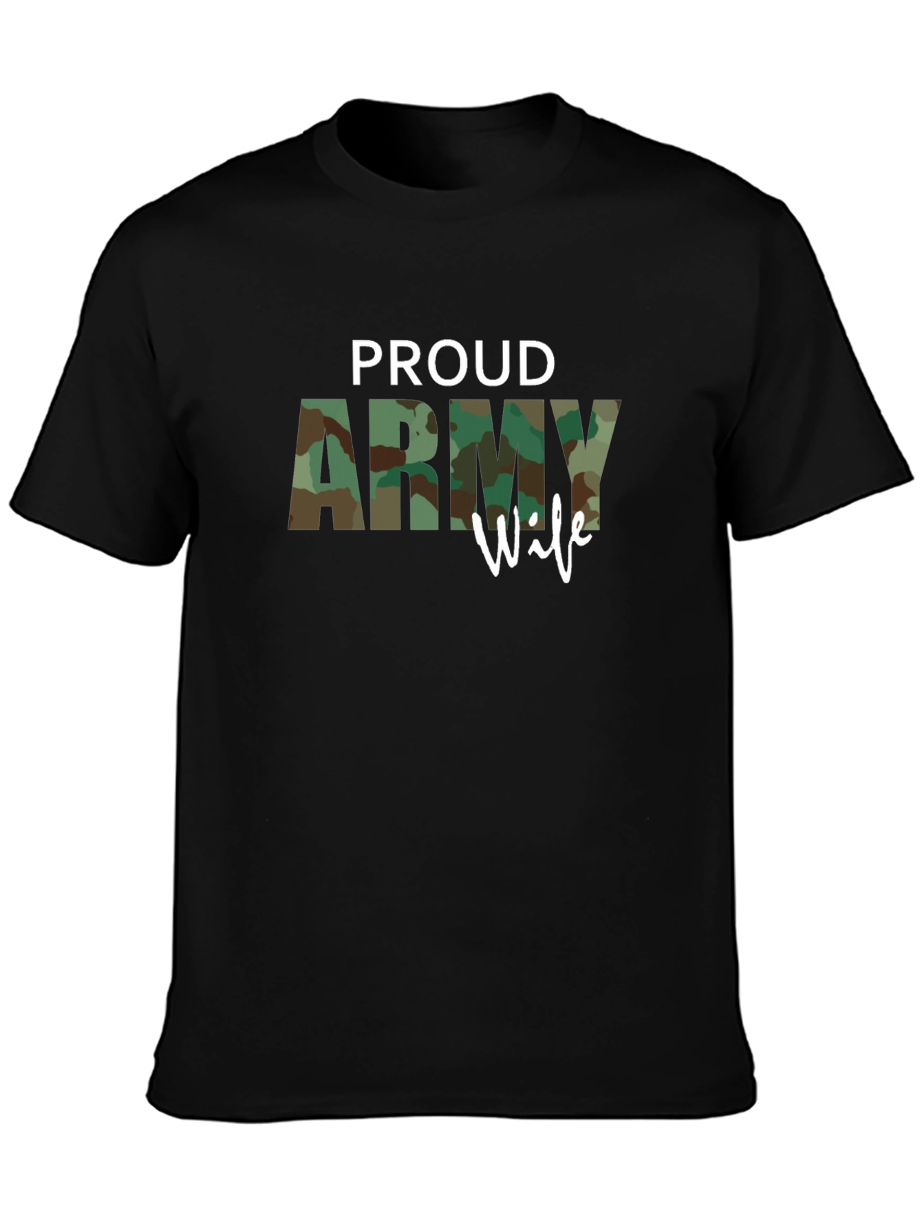 Proud Army Wife T-Shirt - Military Support