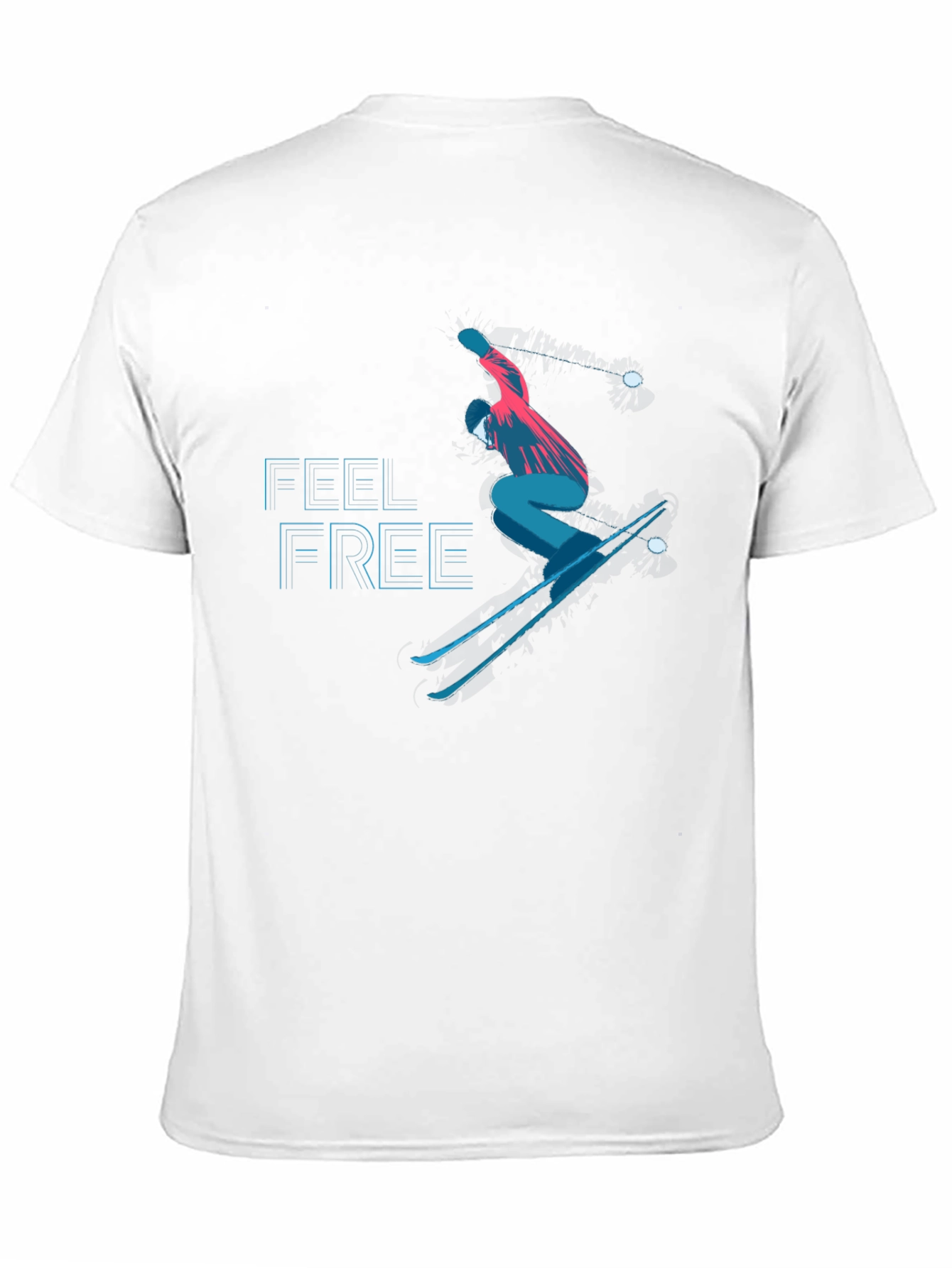 Feel Free Skiing Graphic Tee