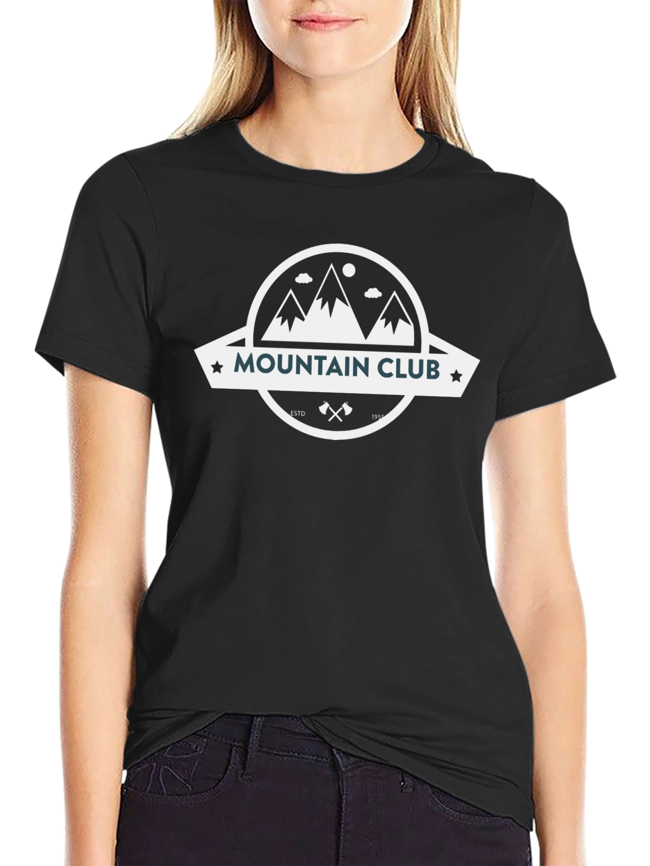 Mountain Club Graphic Tee - Black