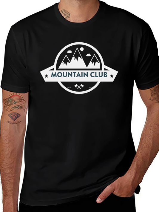 Mountain Club Graphic Tee - Black
