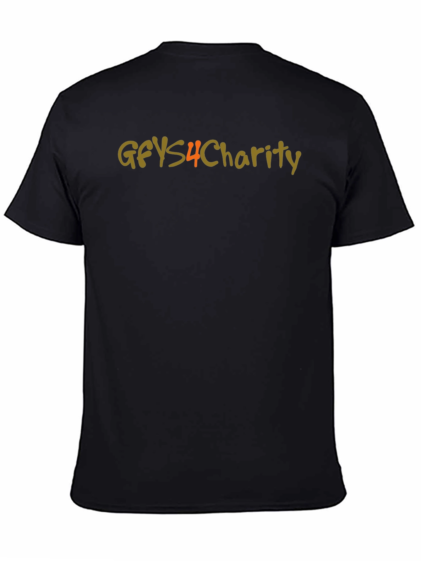 GFYS4Charity Black Graphic T-Shirt