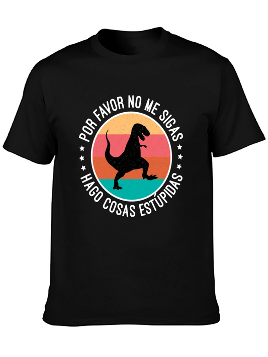 Dinosaur Graphic Tee - Por Favor No Me Sigas