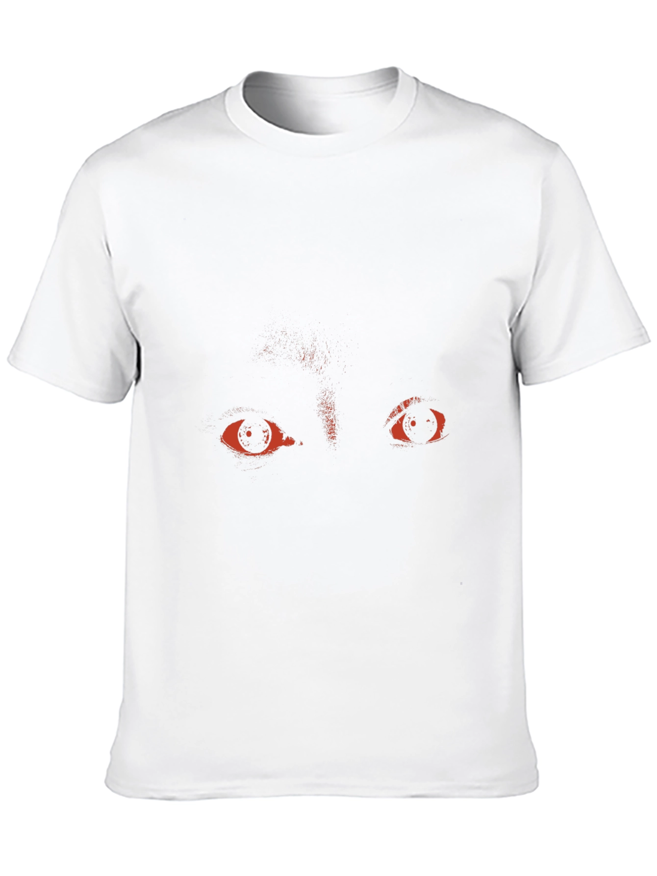 Eerie Eyes Graphic Black Tee - Striking Design