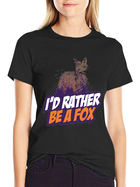 Id Rather Be A Fox Graphic Tee