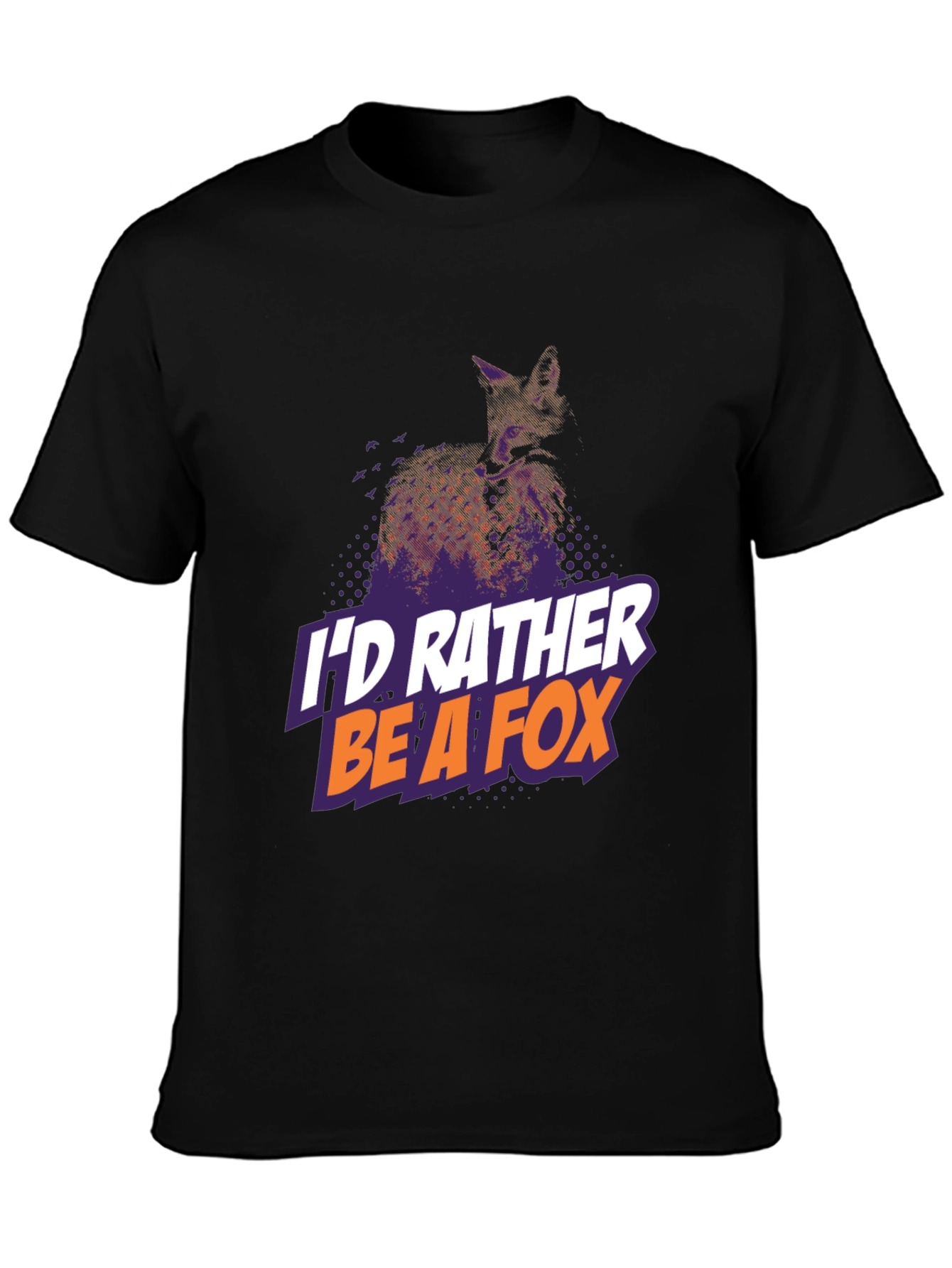Id Rather Be A Fox Graphic Tee