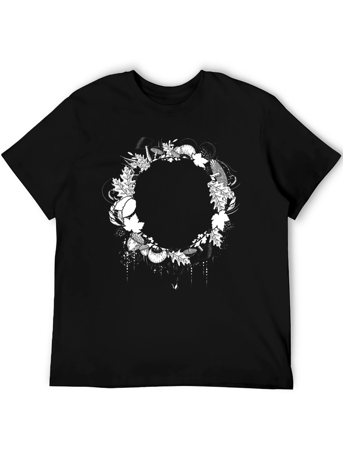 Nature Wreath Graphic T-Shirt