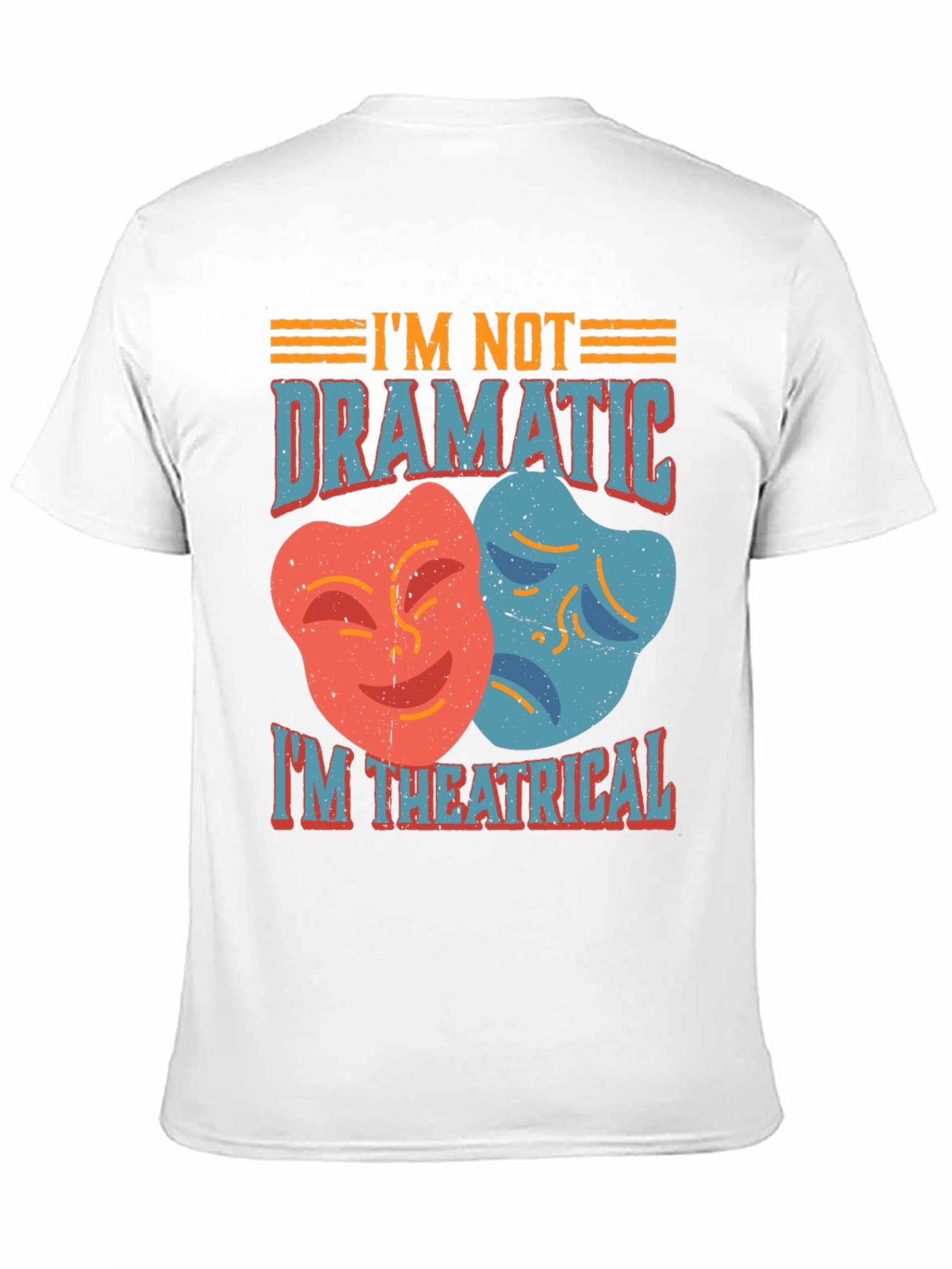 Theatrical T-Shirt - Drama Masks