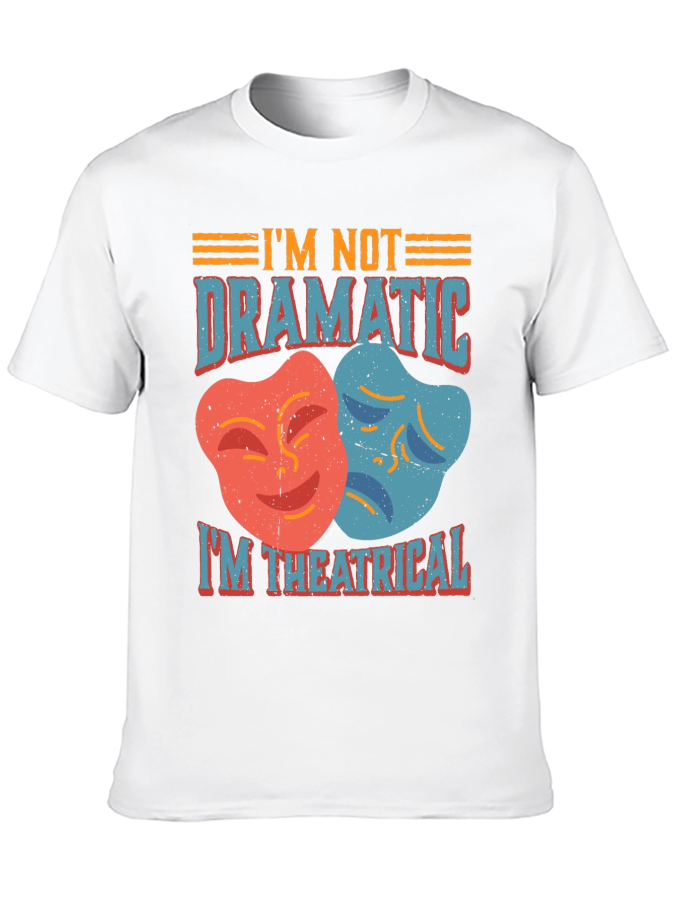 Theatrical T-Shirt - Drama Masks