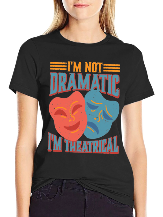 Theatrical T-Shirt - Drama Masks
