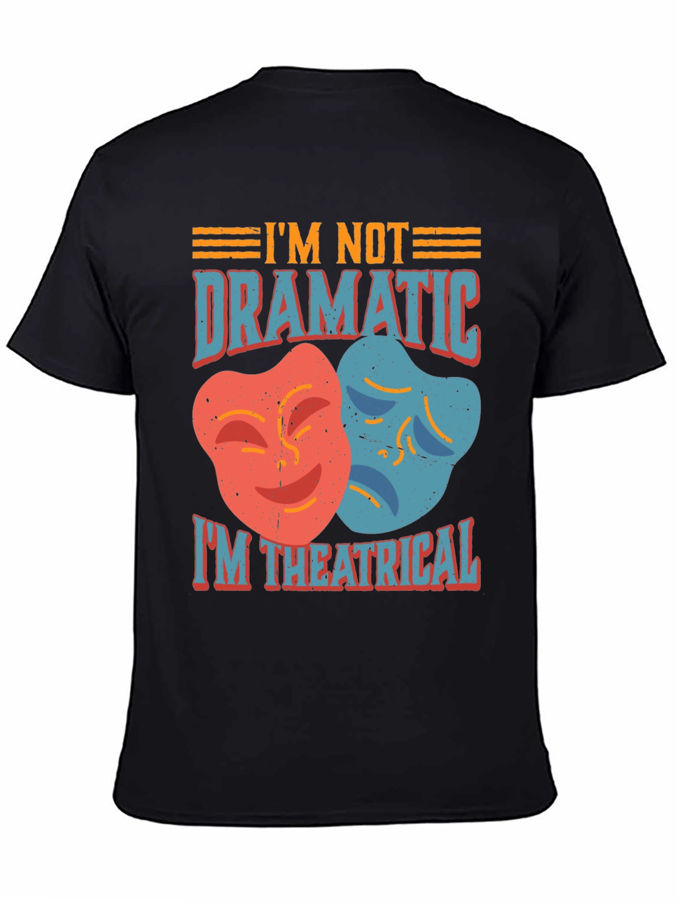 Theatrical T-Shirt - Drama Masks