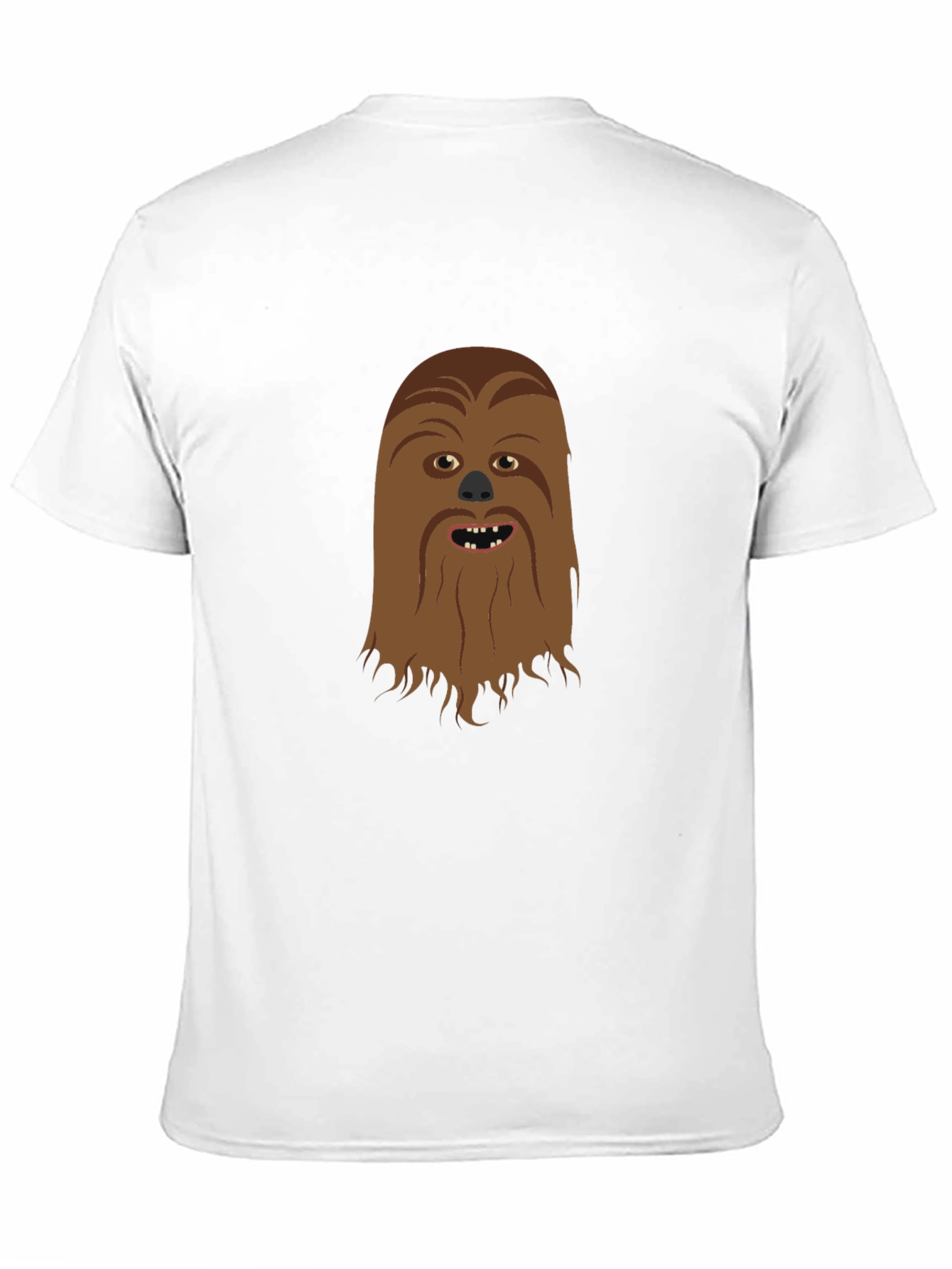 Chewbacca Face Black T-Shirt