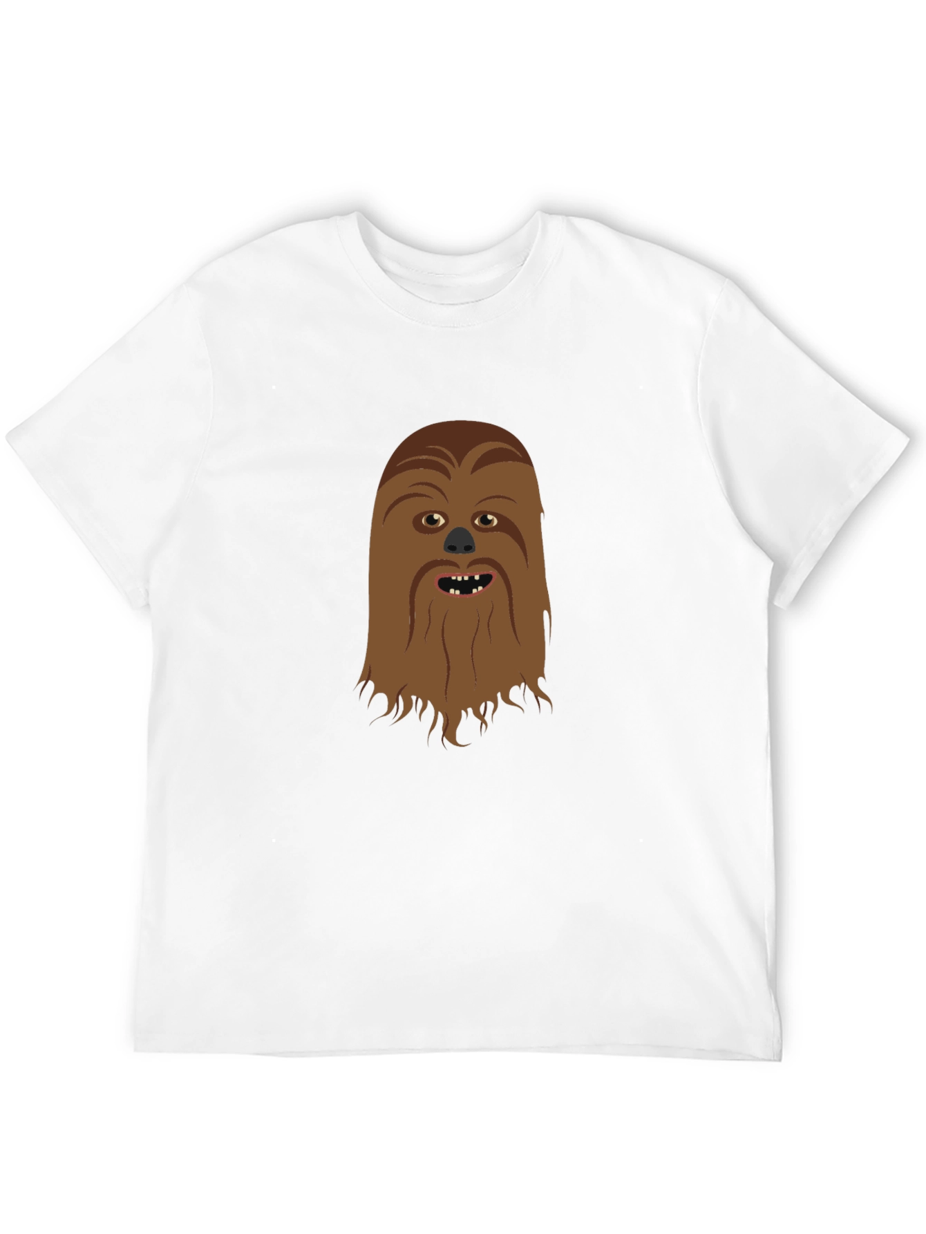 Chewbacca Face Black T-Shirt