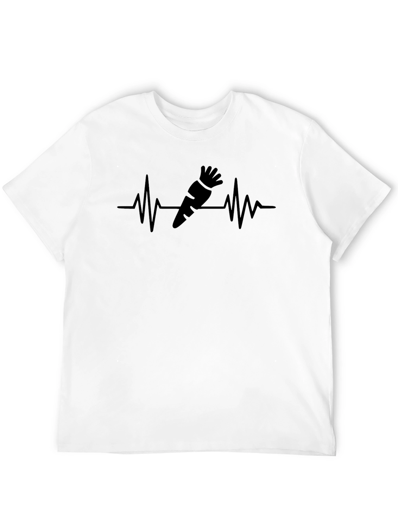 Carrot Heartbeat Graphic T-Shirt