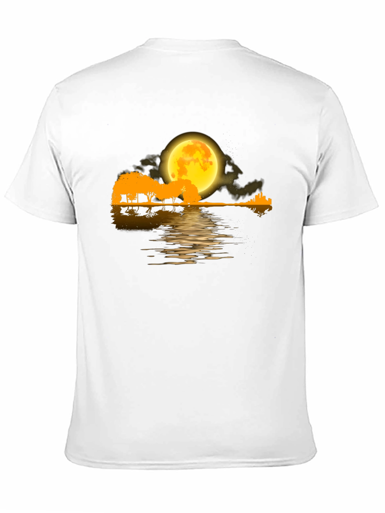 Moonlit River Guitar T-Shirt
