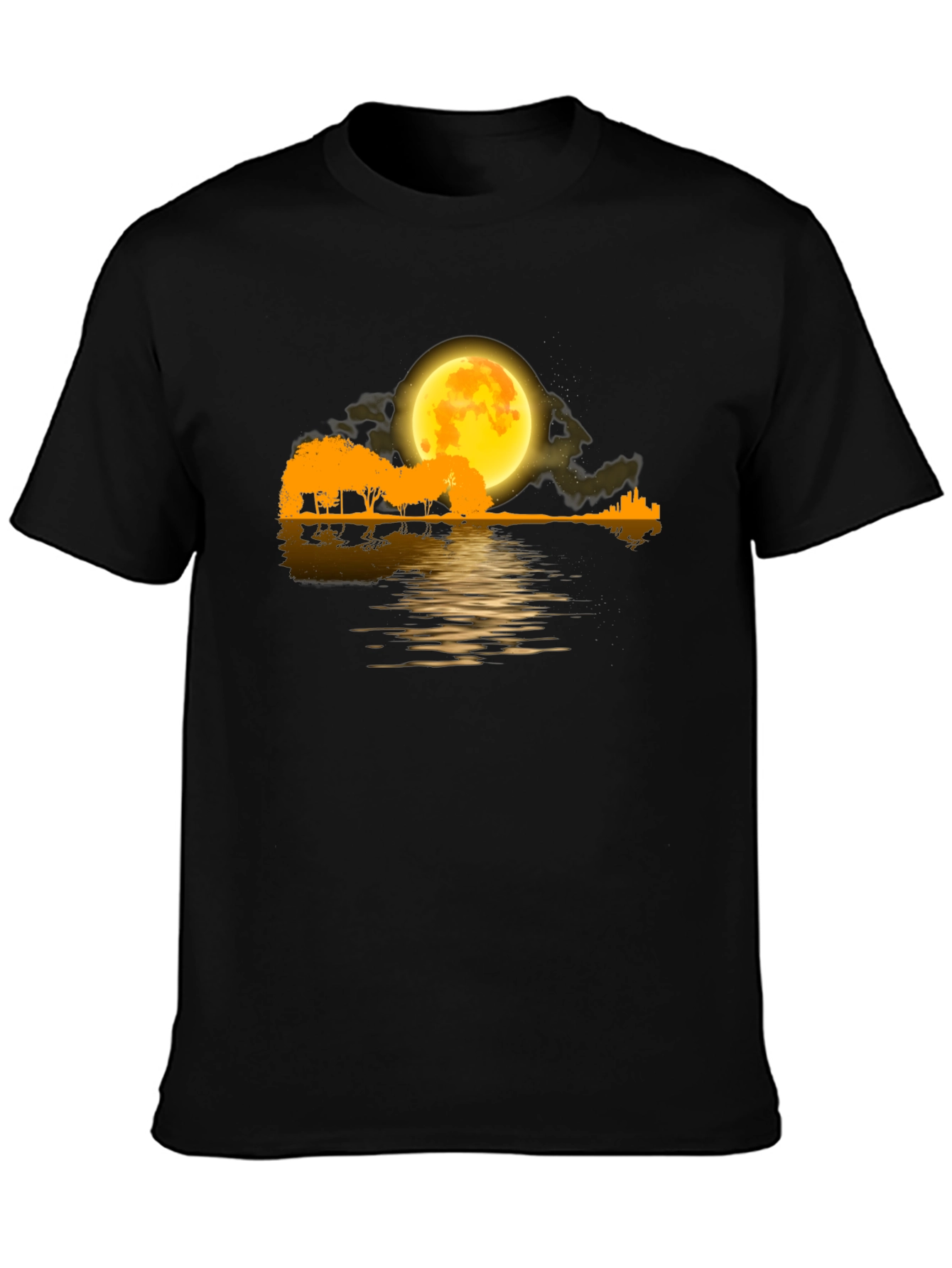 Moonlit River Guitar T-Shirt