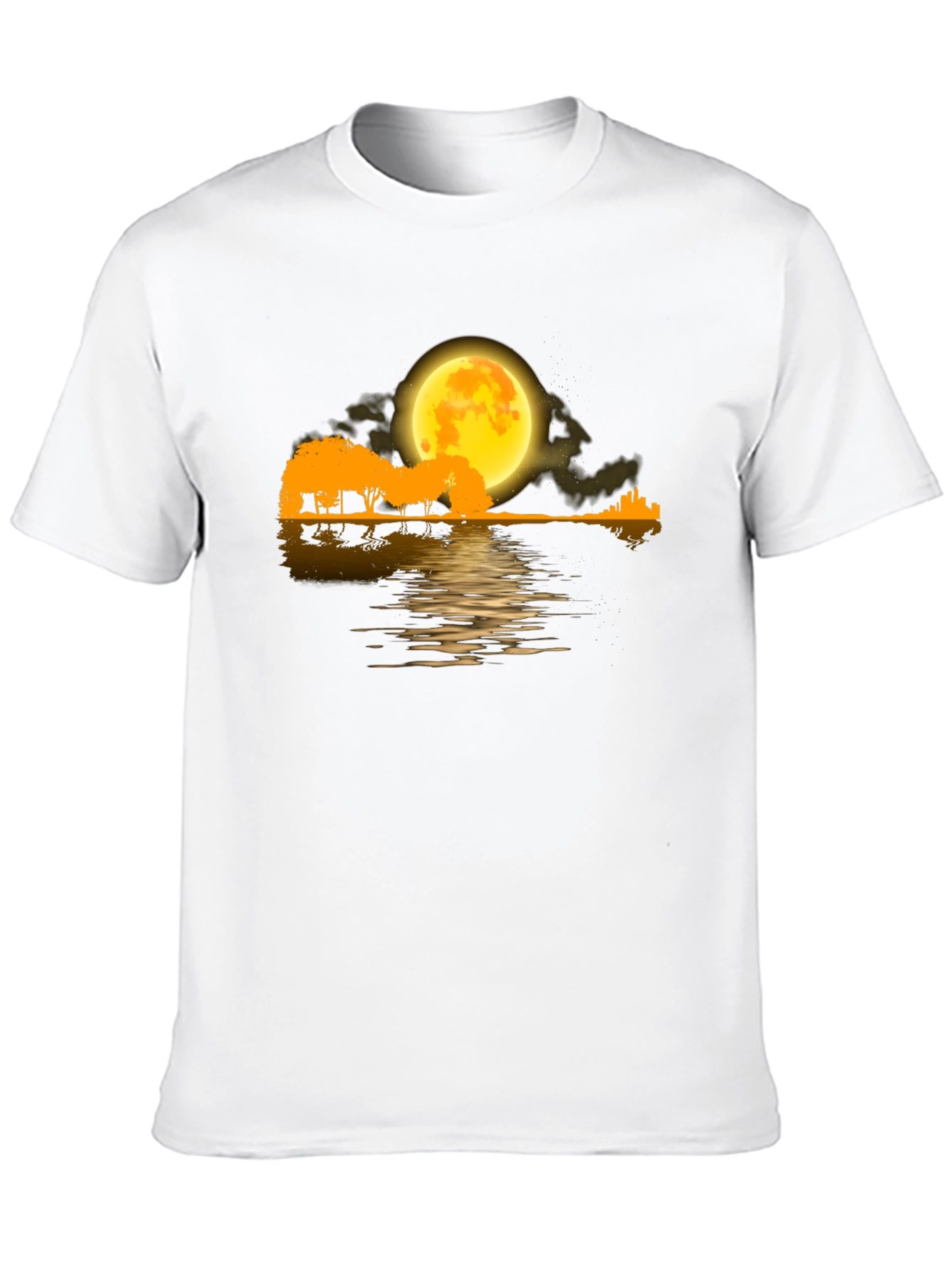 Moonlit River Guitar T-Shirt