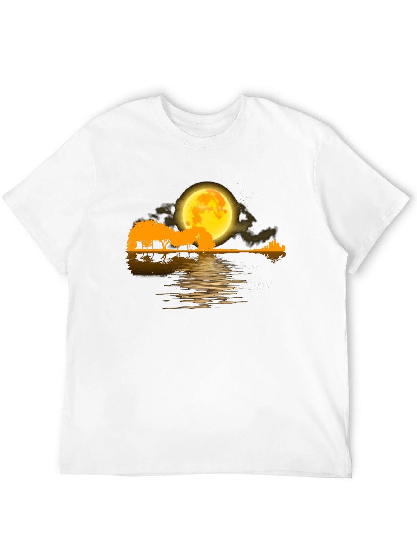 Moonlit River Guitar T-Shirt