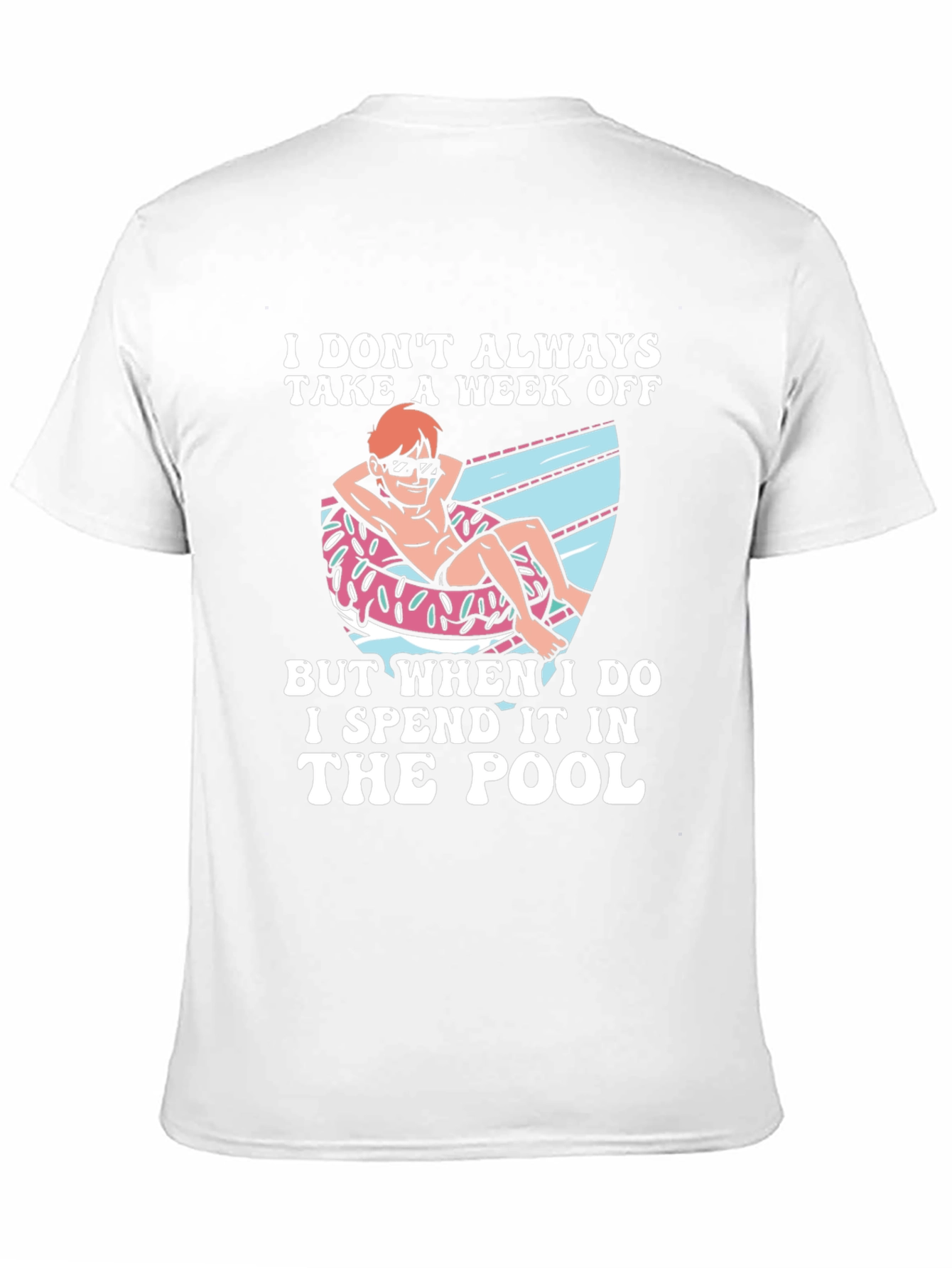 I Spend It In The Pool Graphic T-Shirt
