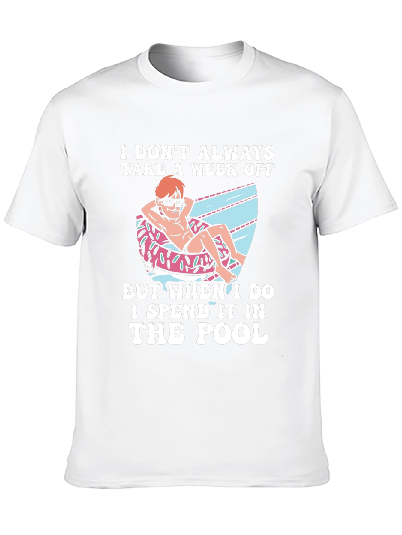 I Spend It In The Pool Graphic T-Shirt