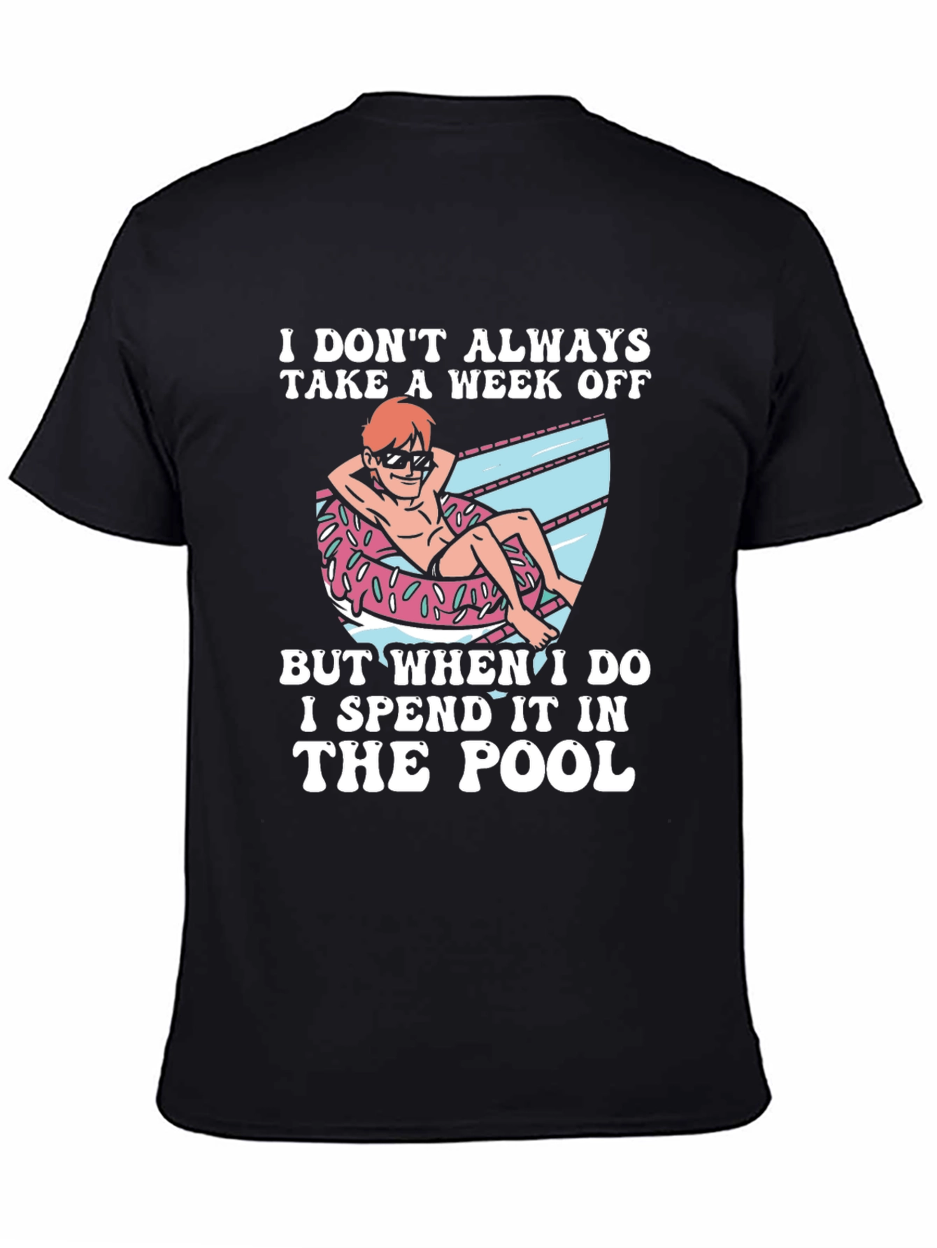 I Spend It In The Pool Graphic T-Shirt