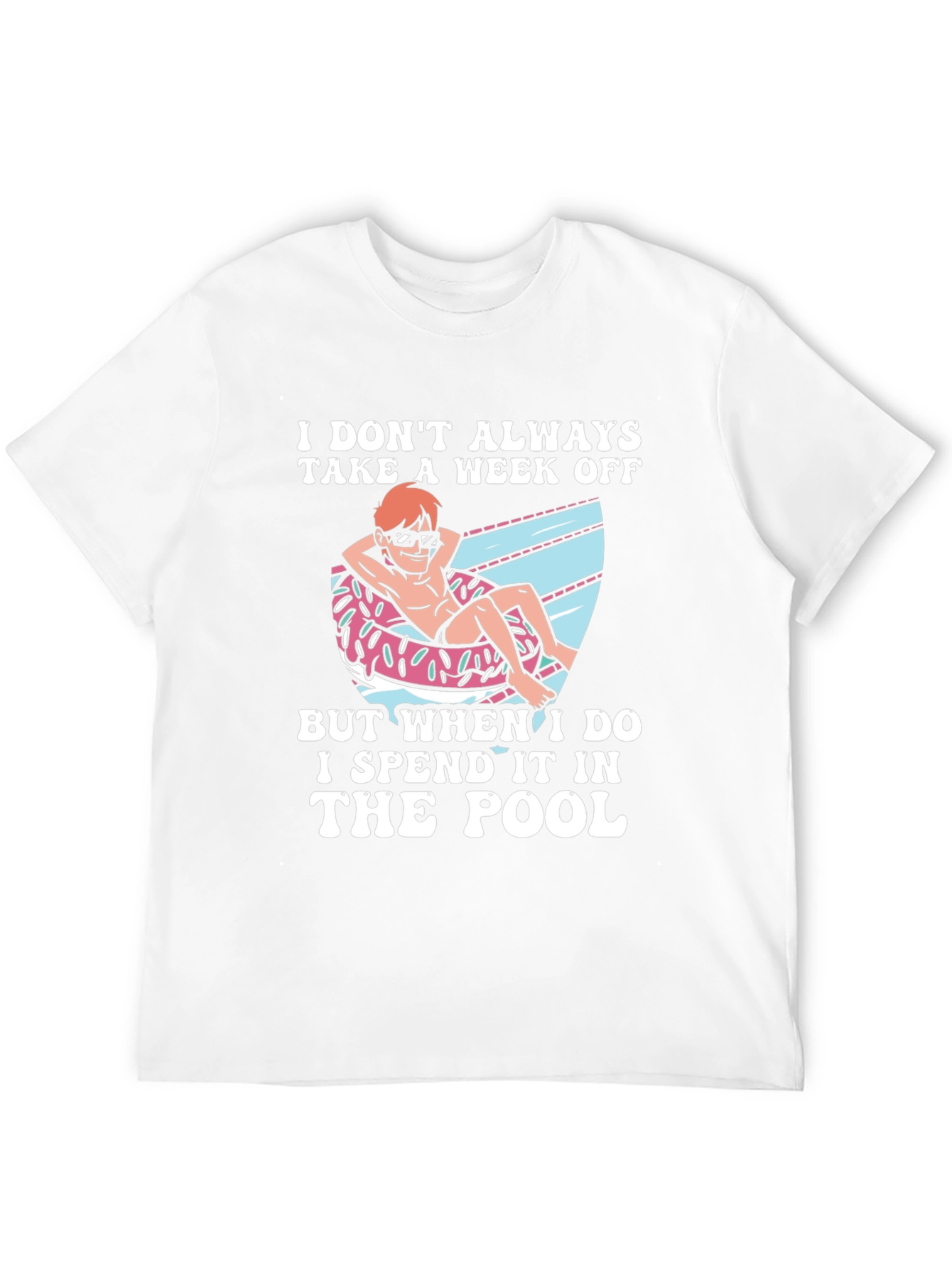 I Spend It In The Pool Graphic T-Shirt