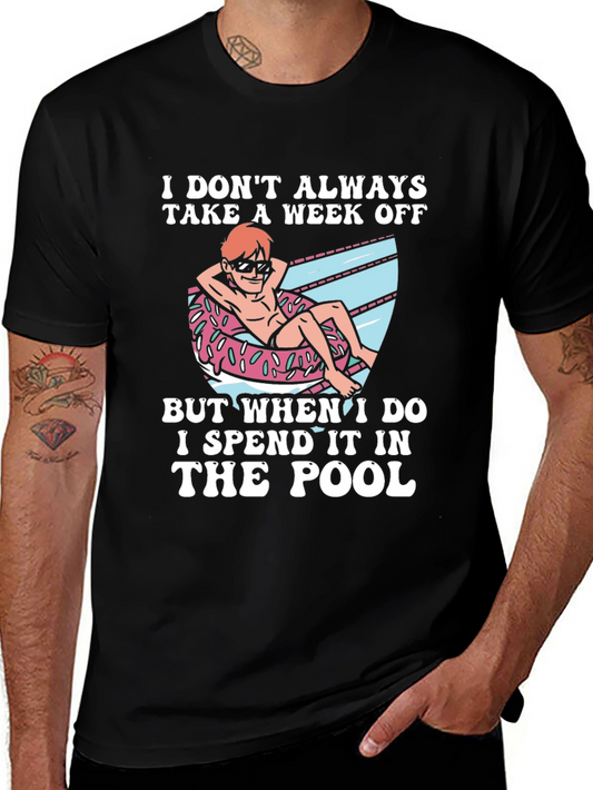 I Spend It In The Pool Graphic T-Shirt