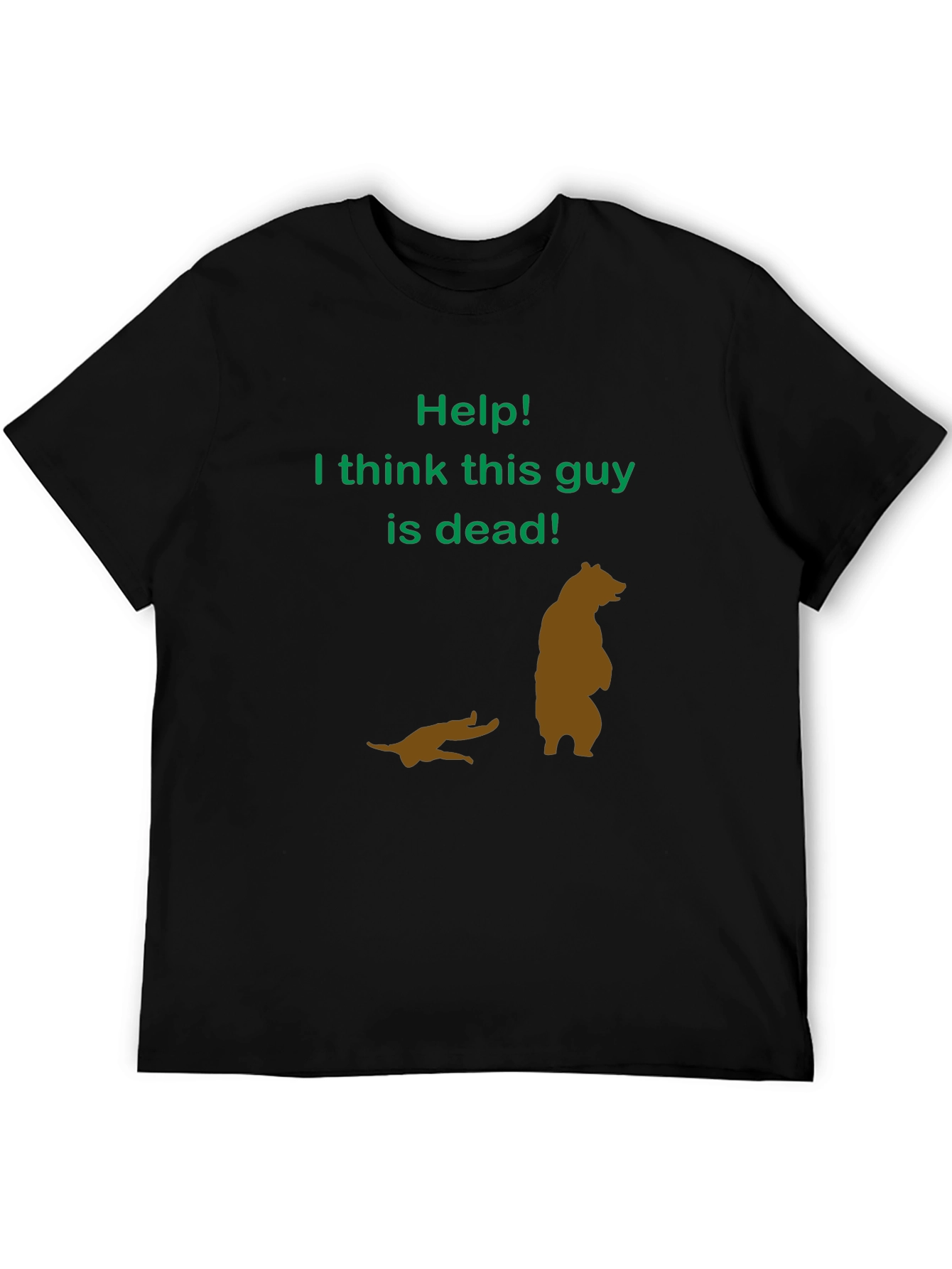 Help! Funny Bear T-Shirt