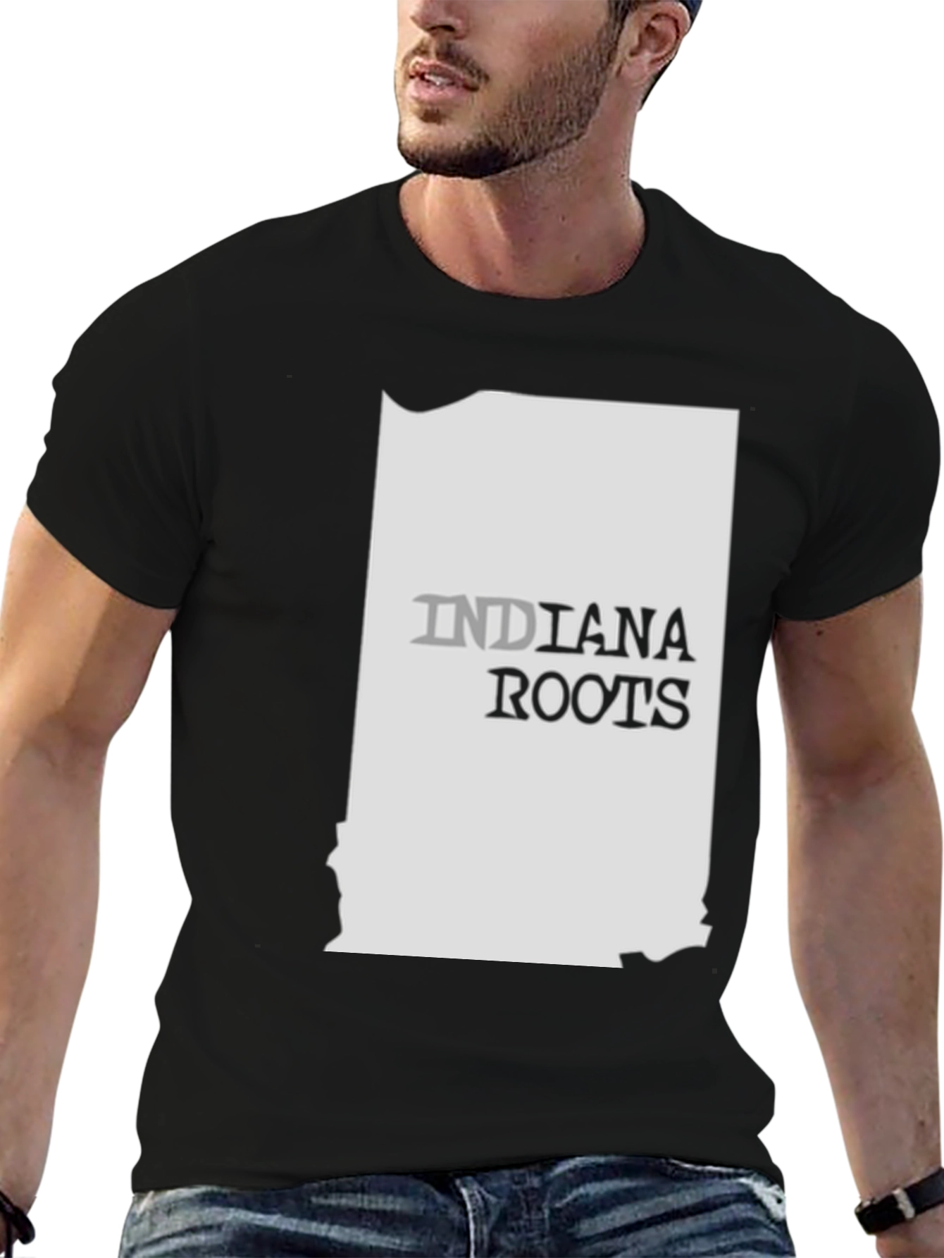 Indiana Roots Graphic Tee - Black