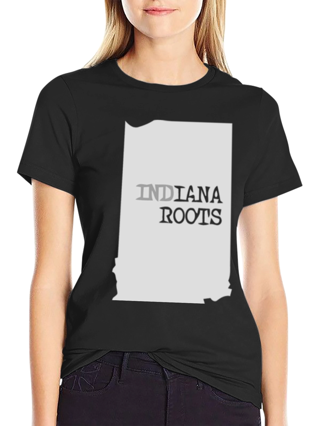 Indiana Roots Graphic Tee - Black