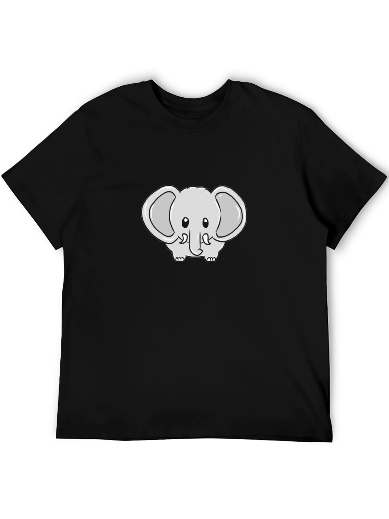 Cute Elephant Graphic Tee - Soft Cotton Blend