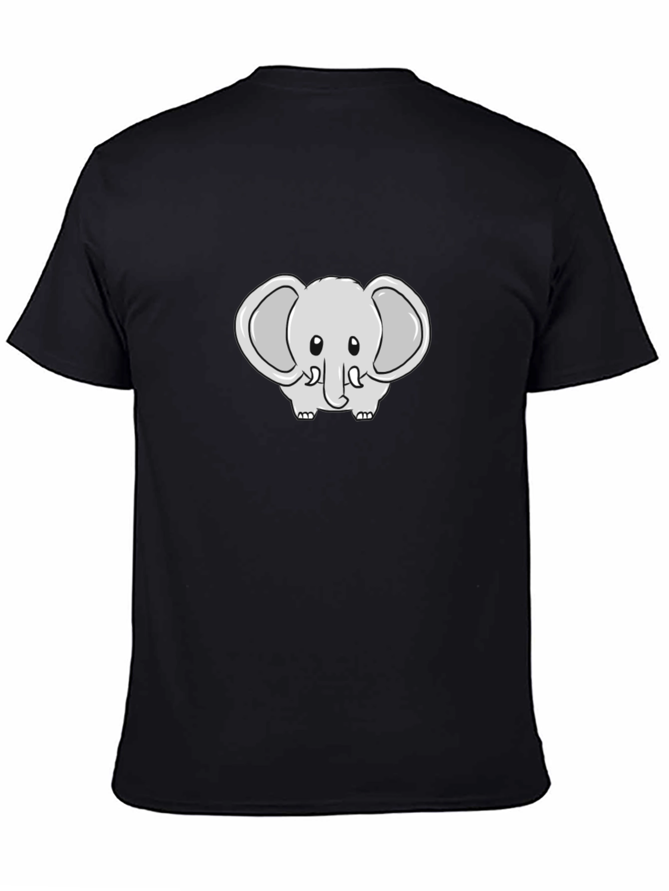 Cute Elephant Graphic Tee - Soft Cotton Blend