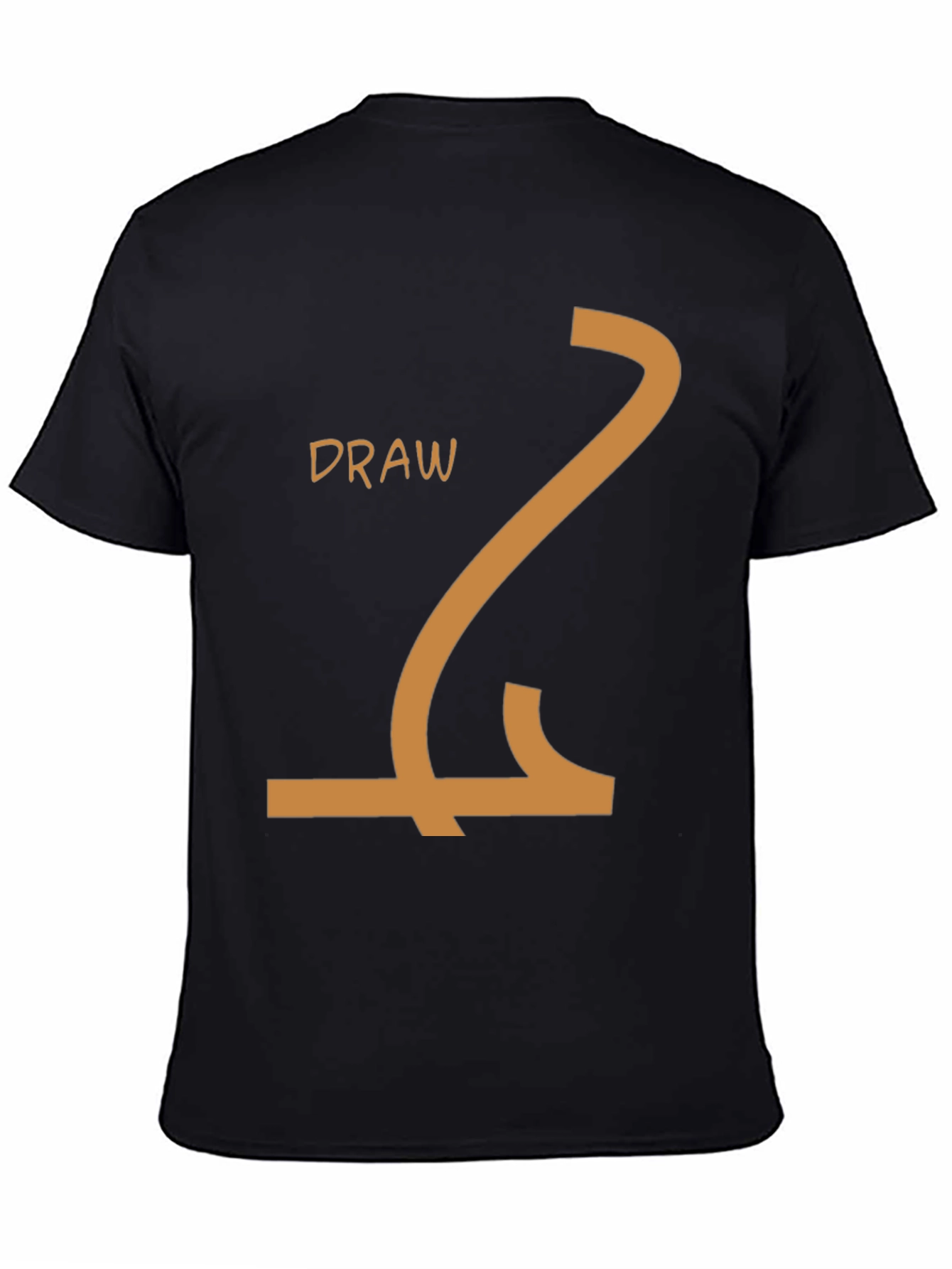 Draw Line Art T-Shirt - Creative Design Tee