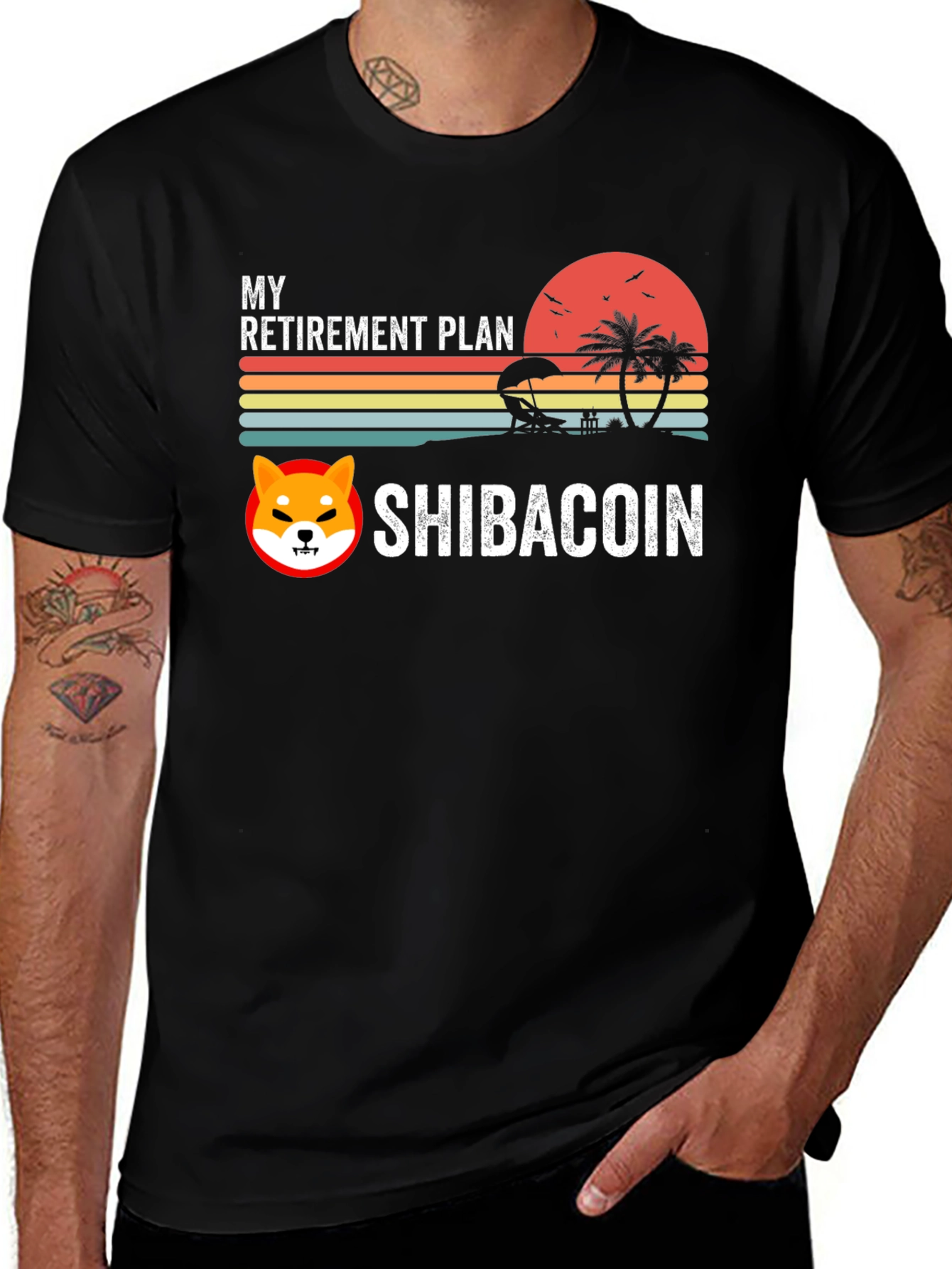 My Retirement Plan Shiba Coin T-Shirt