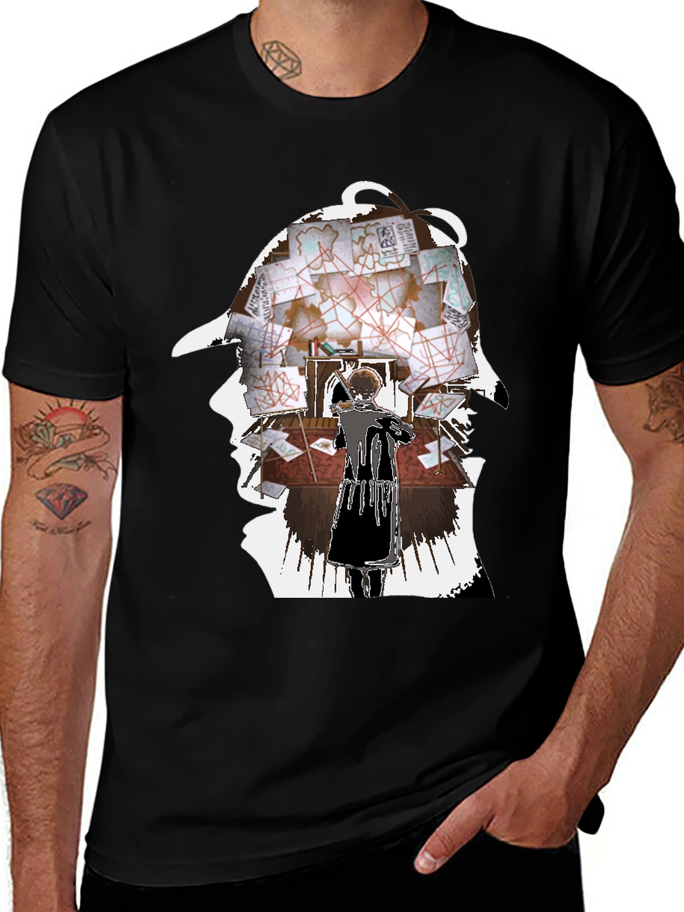 Sherlock Holmes Inspired Graphic Tee