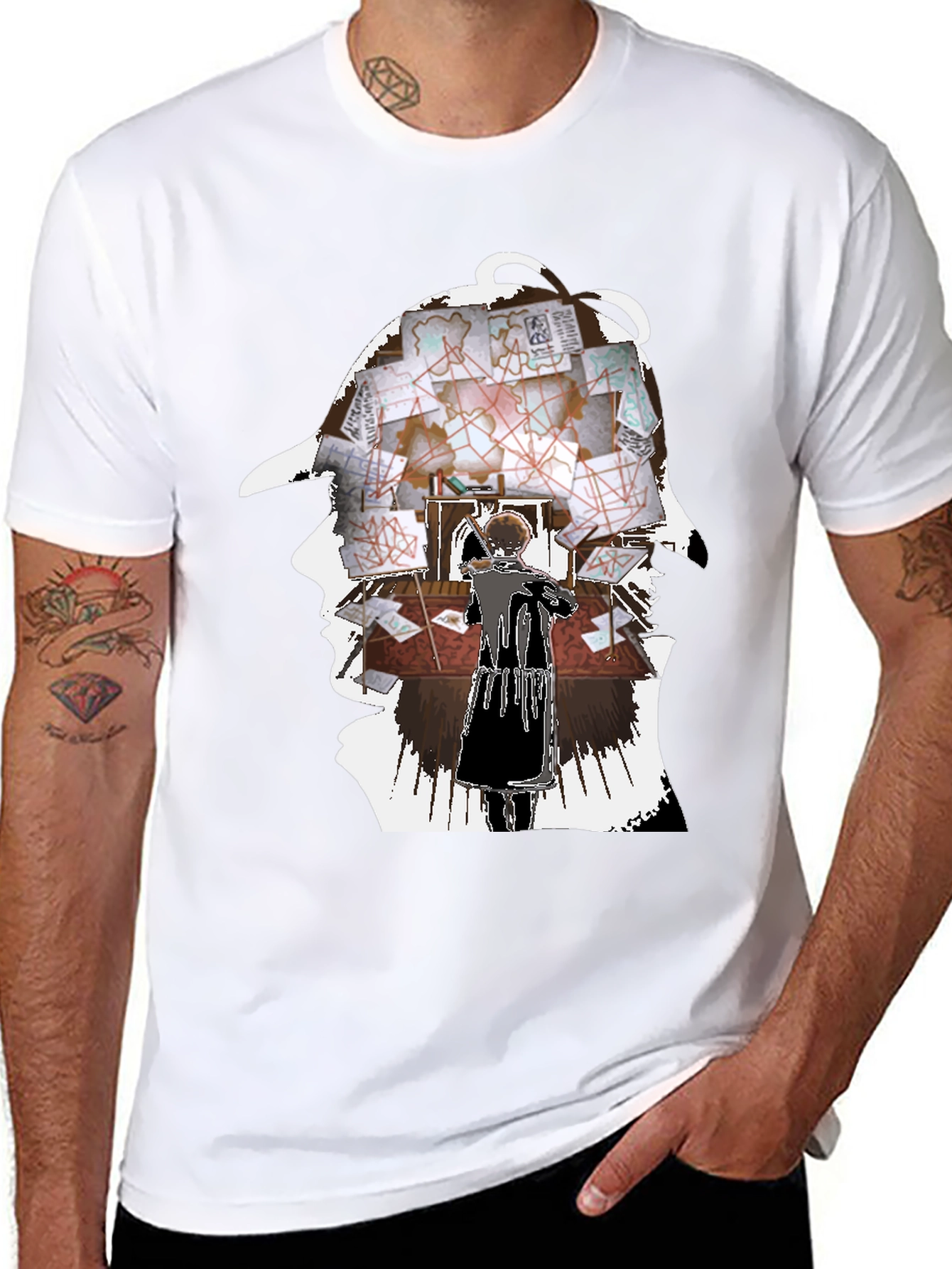 Sherlock Holmes Inspired Graphic Tee