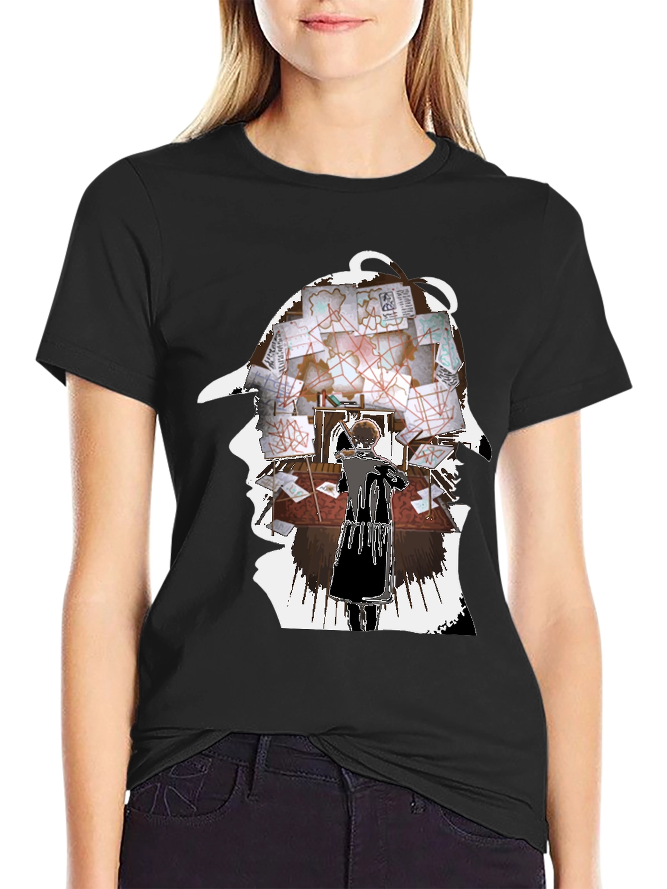 Sherlock Holmes Inspired Graphic Tee