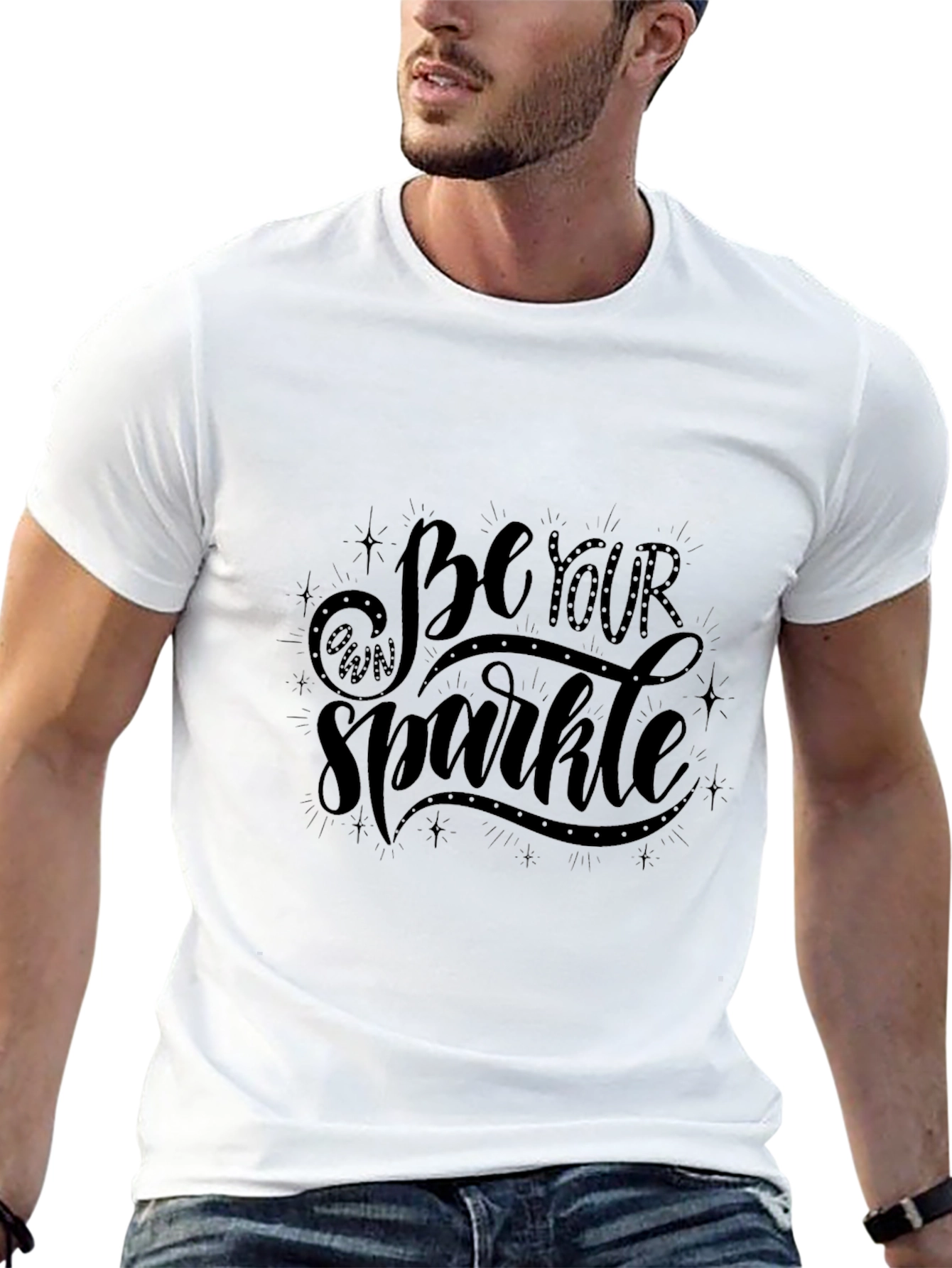 Be Your Own Sparkle Black T-Shirt