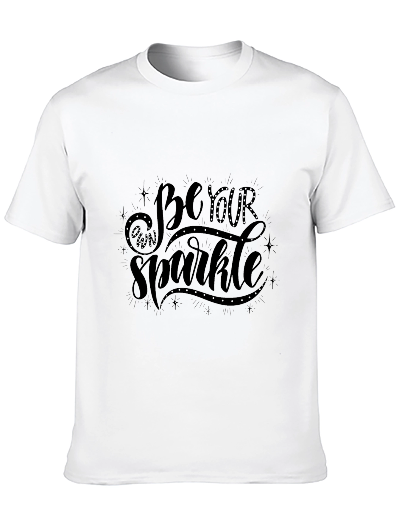 Be Your Own Sparkle Black T-Shirt